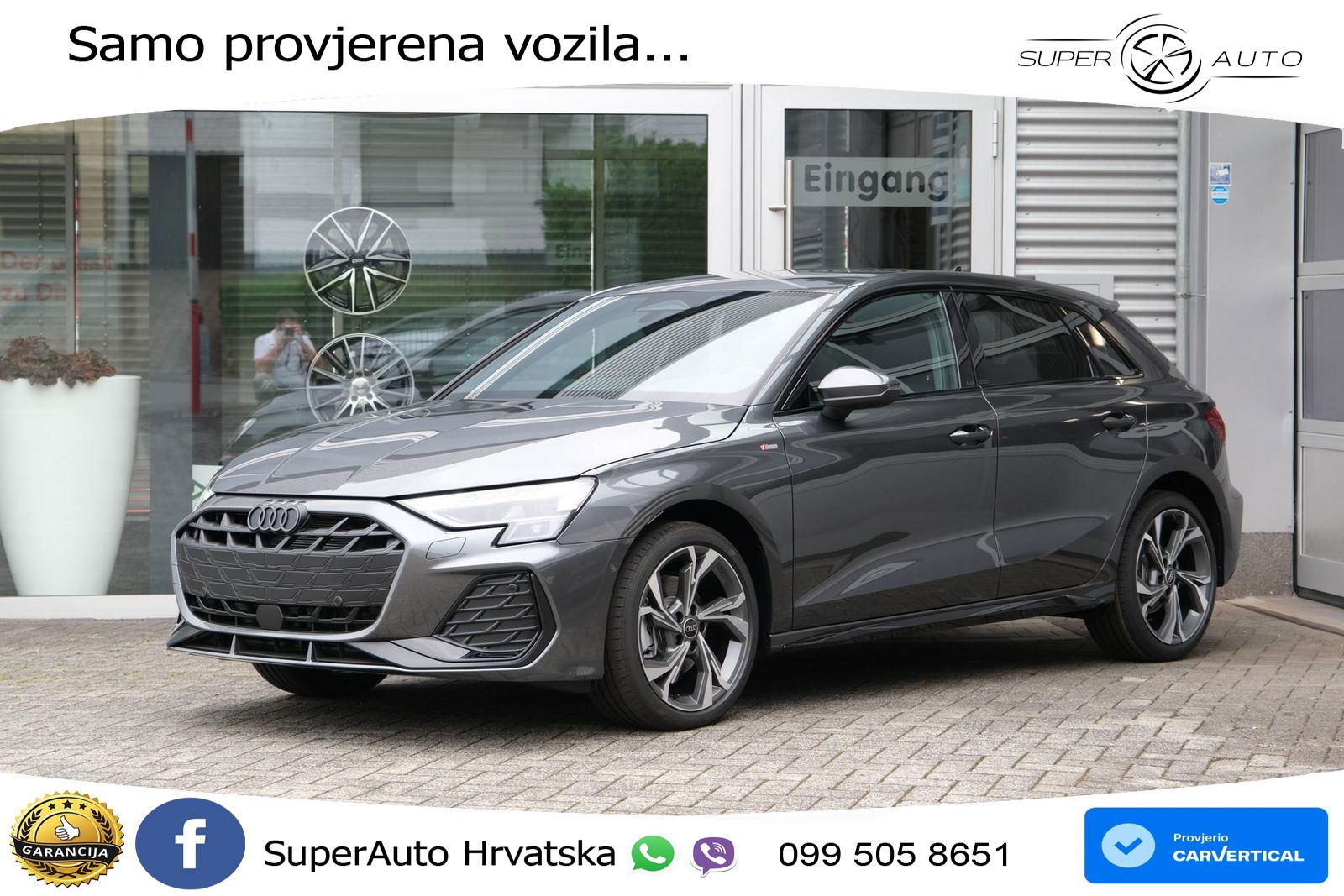 Audi A3 Sportback 40 TFSI (204 KS) quattro S tronic S line LED+GR SJED+ACC