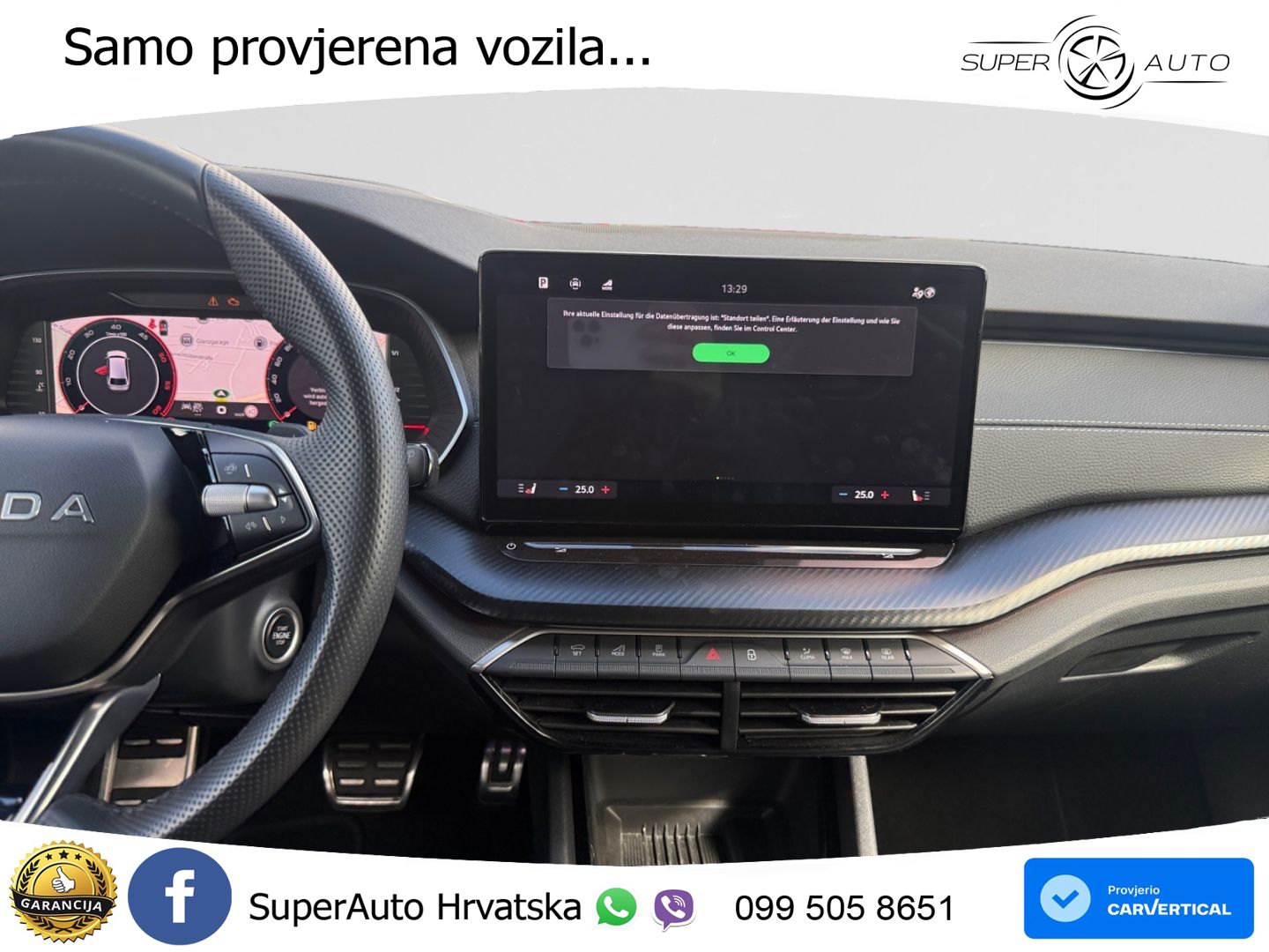 Škoda Octavia Combi 2.0 TDI (150 KS) DSG SportLine LED+GR SJED+ACC