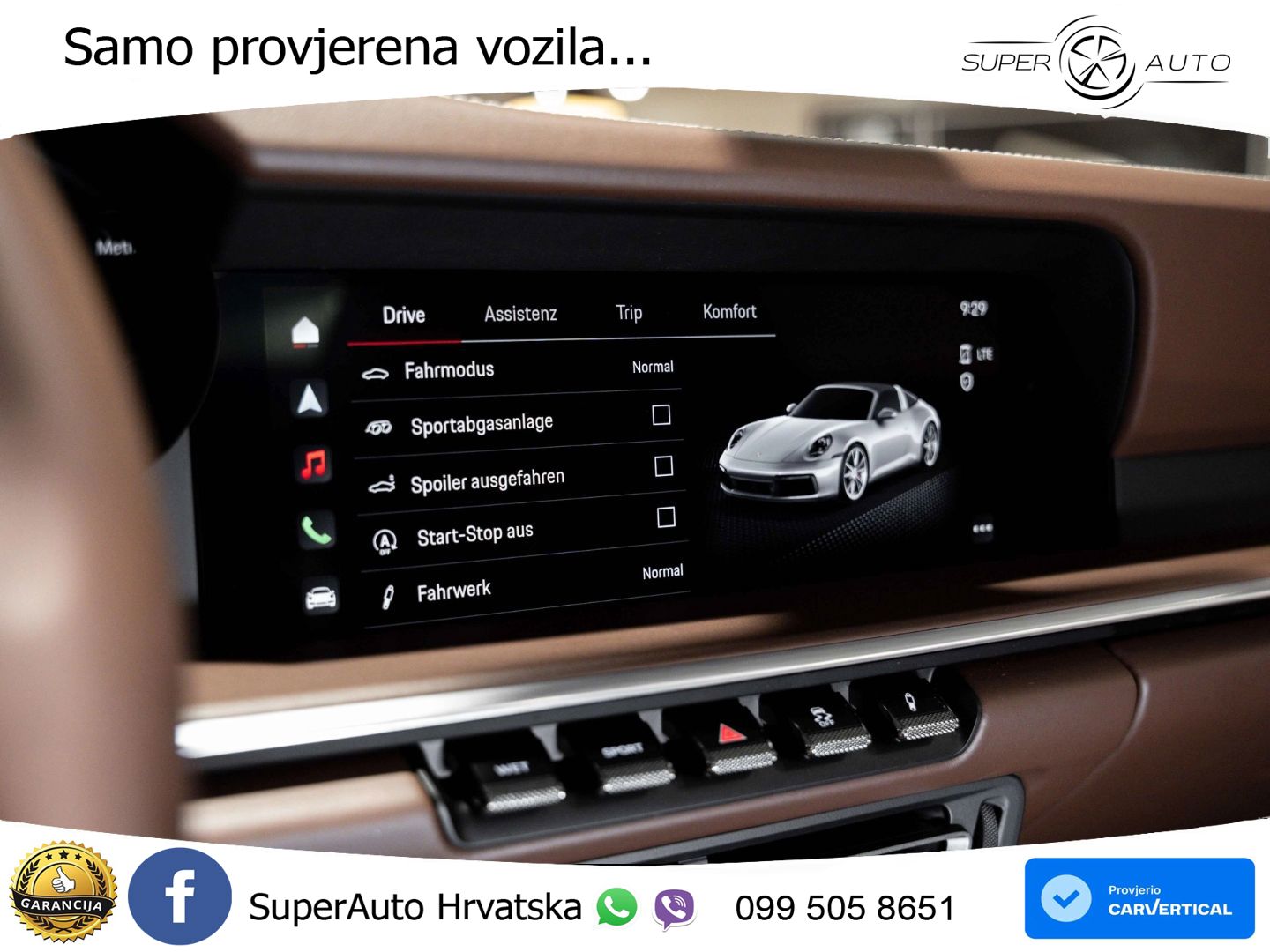 Porsche 911 Targa 4 3.0 (385 KS) PDK MATRIX+GR SJED+KAM