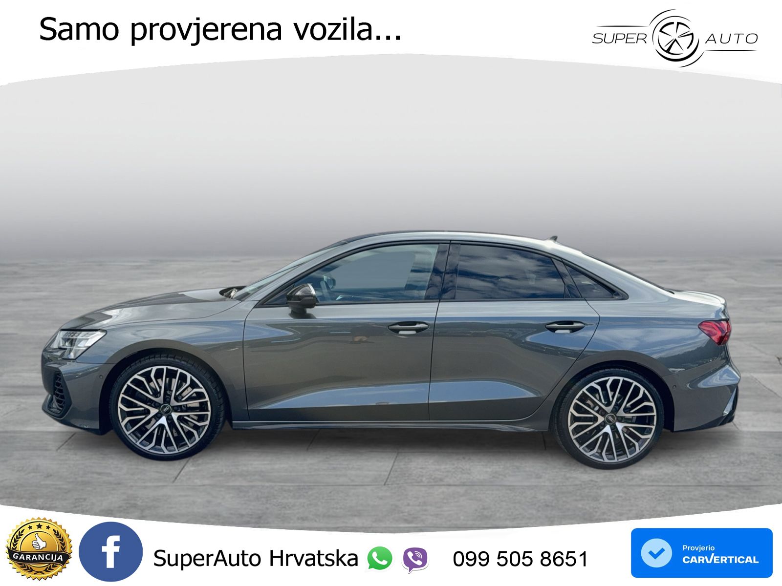 Audi S3 Limuzina 2.0 TFSI (333 KS) quattro S tronic MATRIX+GR SJED+KAM