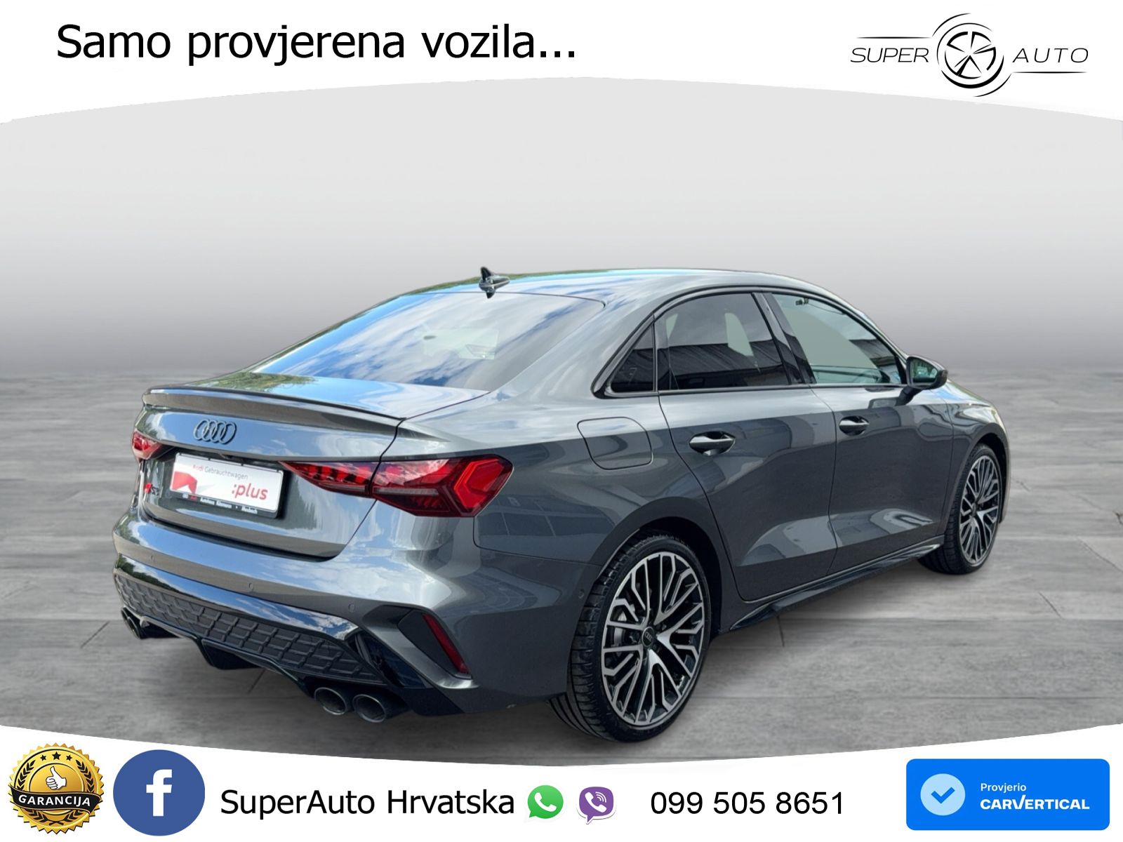 Audi S3 Limuzina 2.0 TFSI (333 KS) quattro S tronic MATRIX+GR SJED+KAM