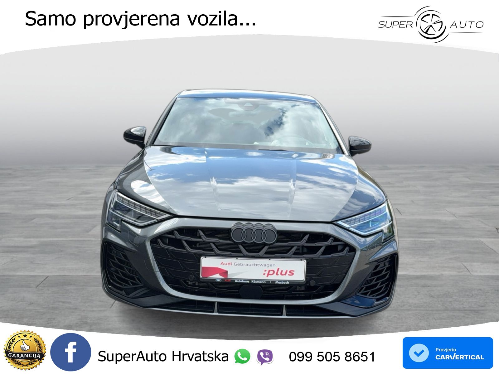 Audi S3 Limuzina 2.0 TFSI (333 KS) quattro S tronic MATRIX+GR SJED+KAM