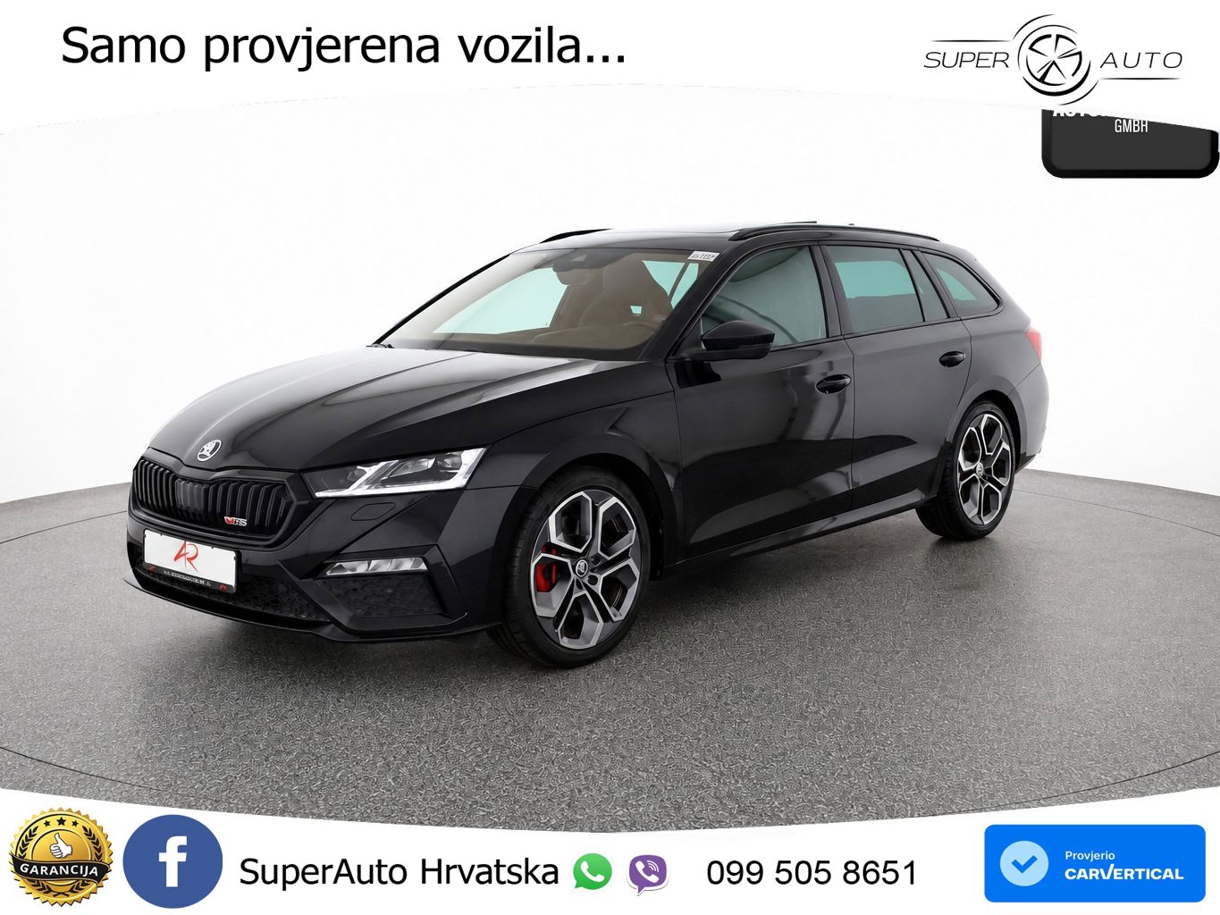 Škoda Octavia Combi RS 2.0 TSI (245 KS) DSG LED+GR SJED+ACC