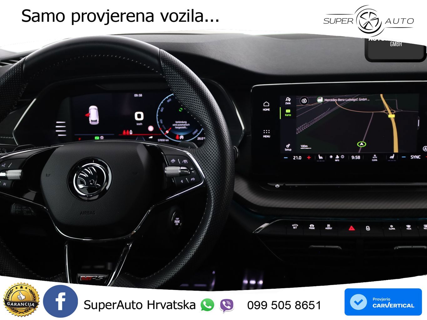 Škoda Octavia Combi RS 2.0 TSI (245 KS) DSG LED+GR SJED+ACC