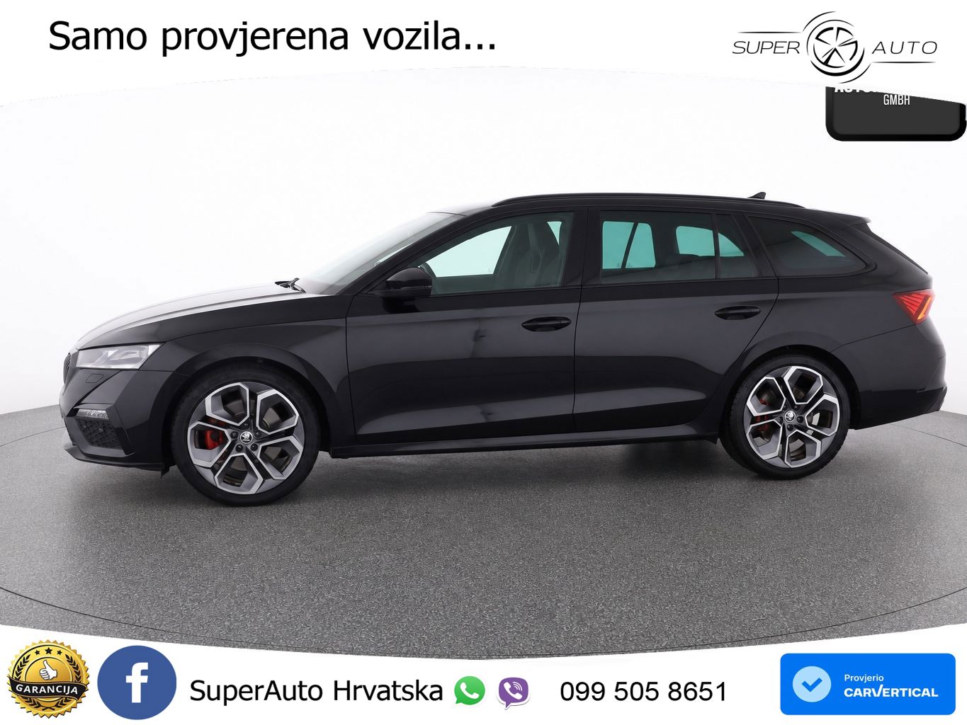 Škoda Octavia Combi RS 2.0 TSI (245 KS) DSG LED+GR SJED+ACC