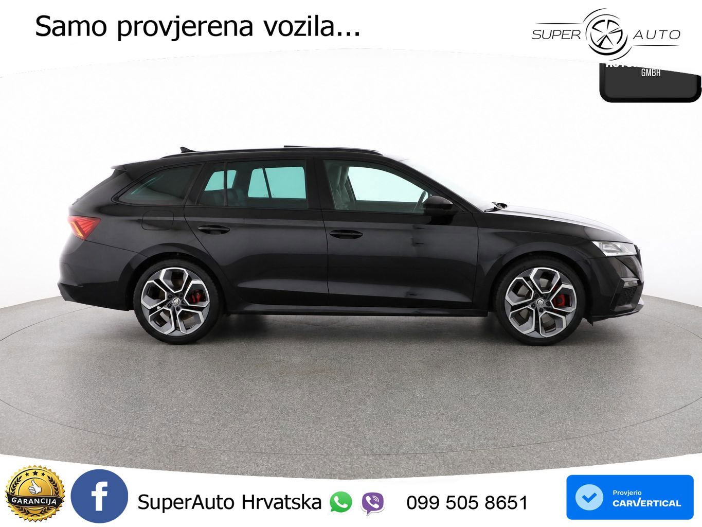 Škoda Octavia Combi RS 2.0 TSI (245 KS) DSG LED+GR SJED+ACC
