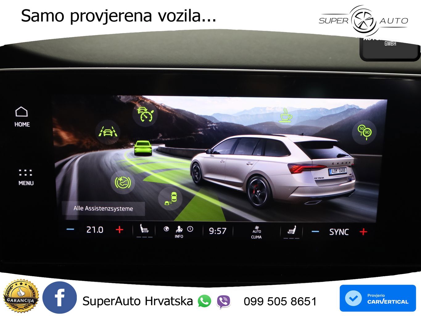 Škoda Octavia Combi RS 2.0 TSI (245 KS) DSG LED+GR SJED+ACC