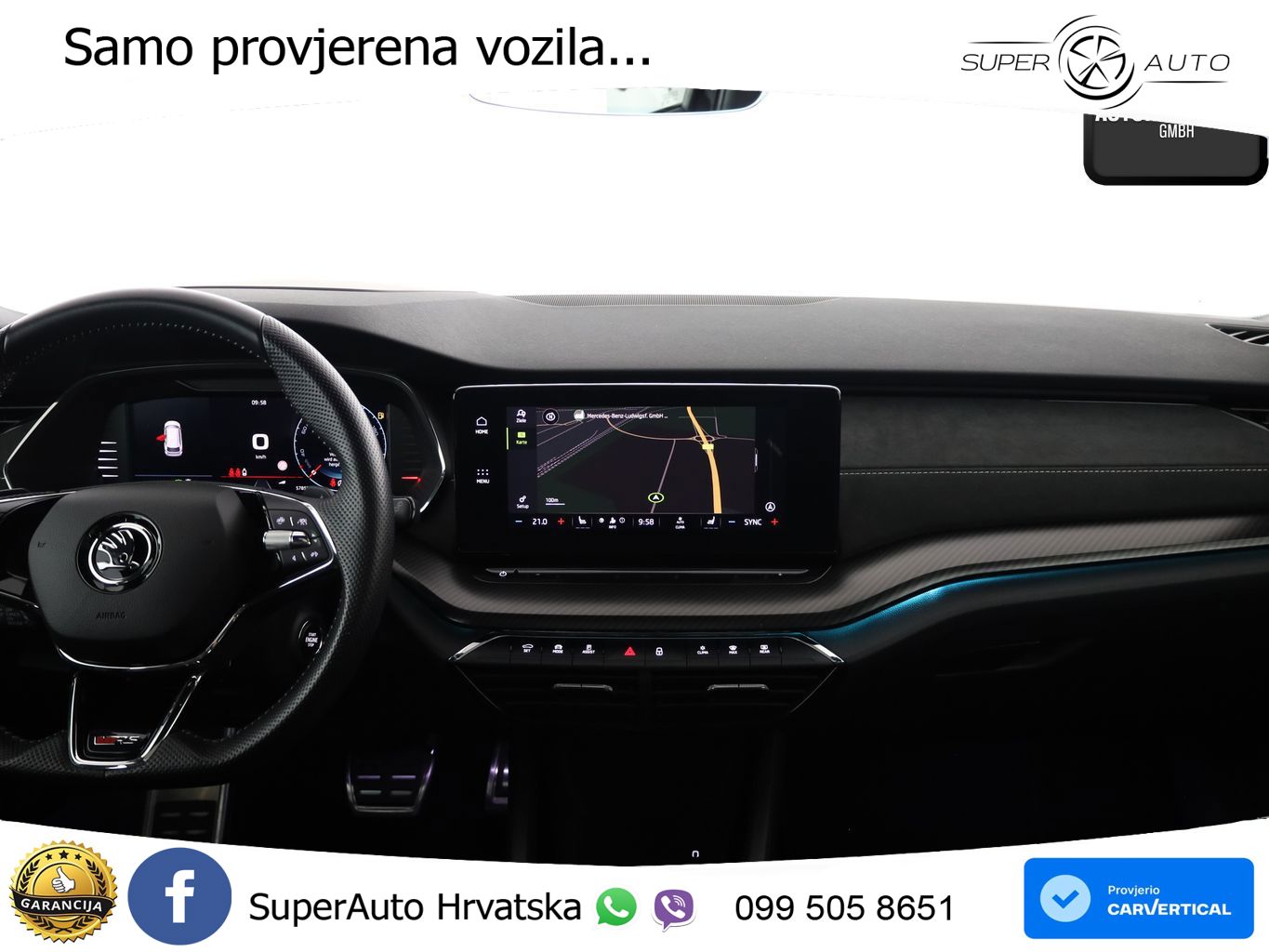 Škoda Octavia Combi RS 2.0 TSI (245 KS) DSG LED+GR SJED+ACC