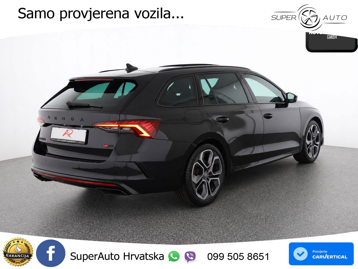Škoda Octavia Combi RS 2.0 TSI (245 KS) DSG LED+GR SJED+ACC