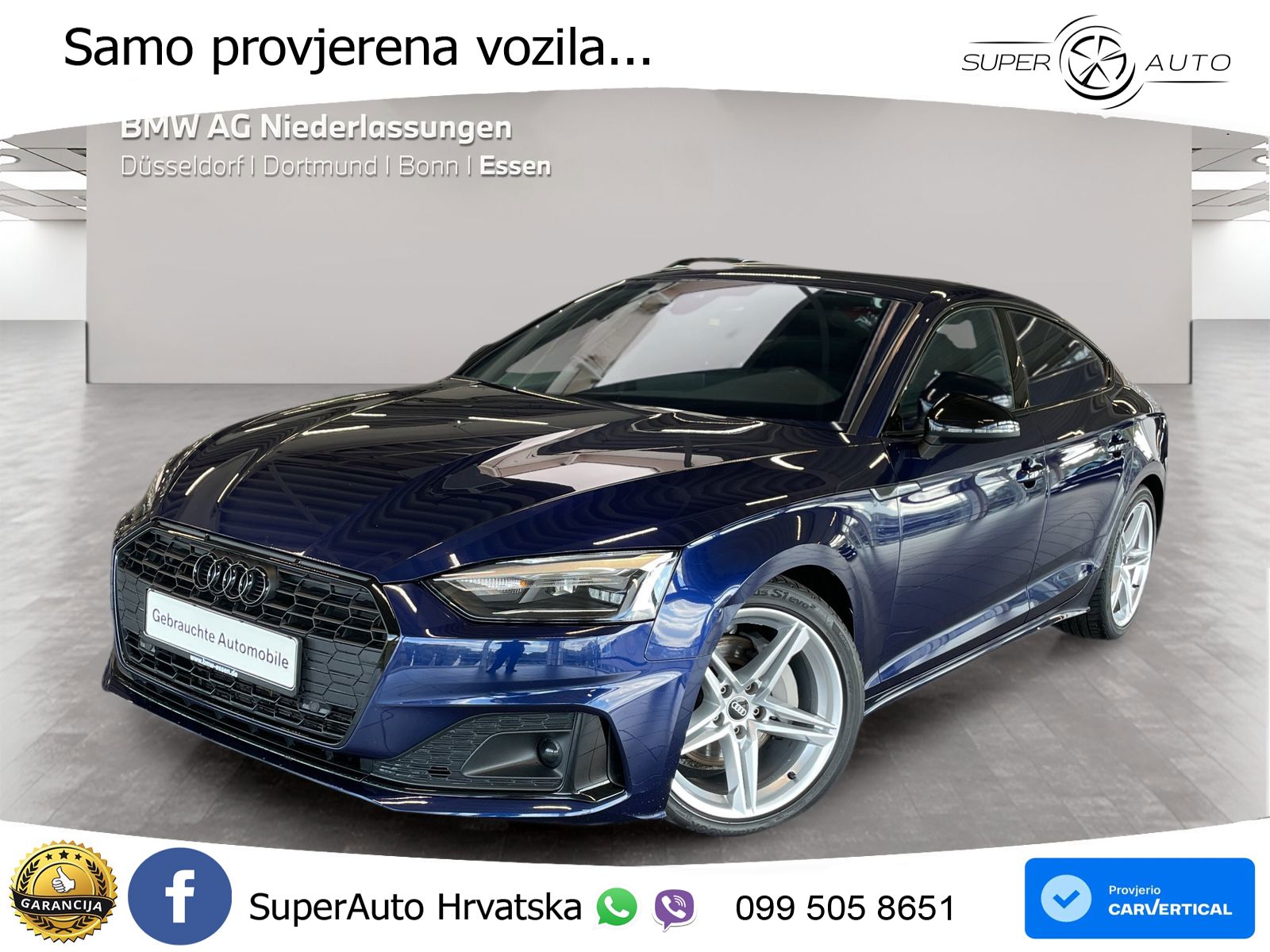 Audi A5 Sportback 40 TDI (204 KS) S tronic advanced