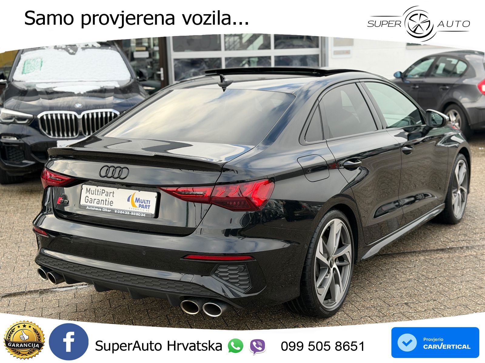Audi S3 Limuzina 2.0 TFSI (310 KS) quattro S tronic MATRIX+GR SJED+KAM