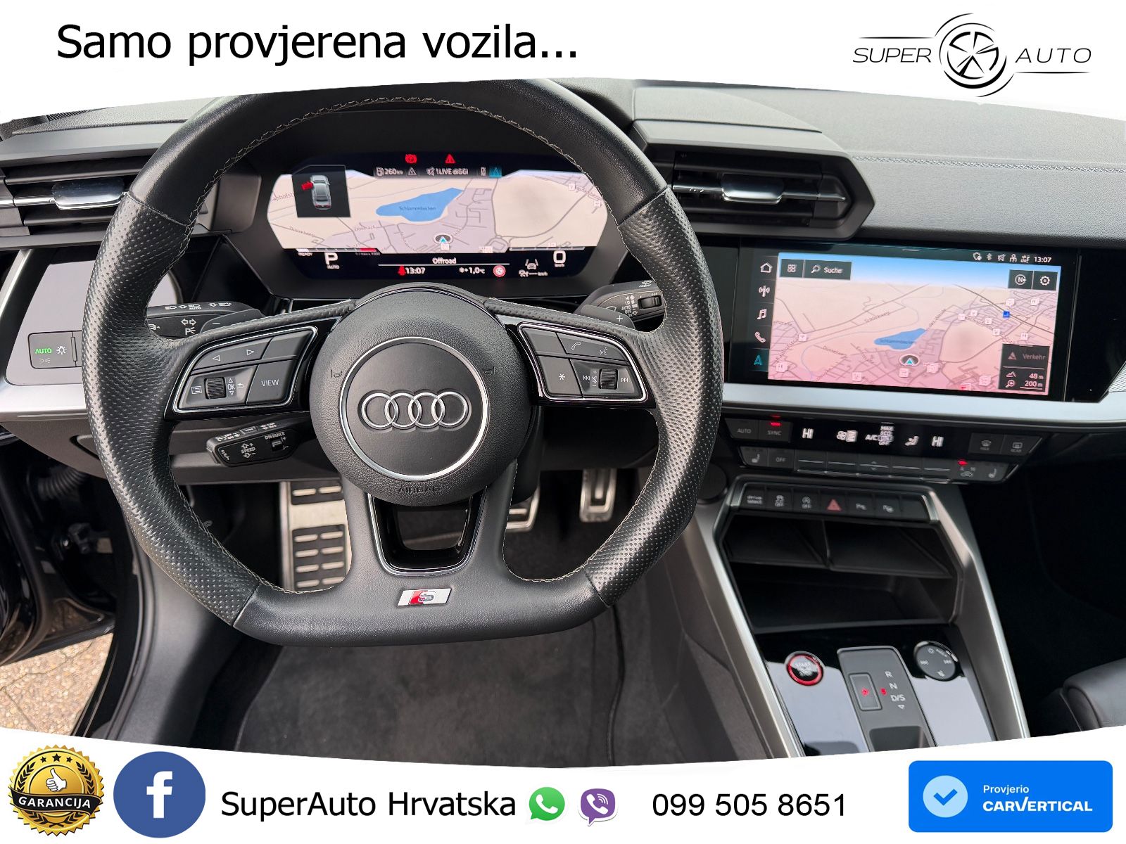 Audi S3 Limuzina 2.0 TFSI (310 KS) quattro S tronic MATRIX+GR SJED+KAM