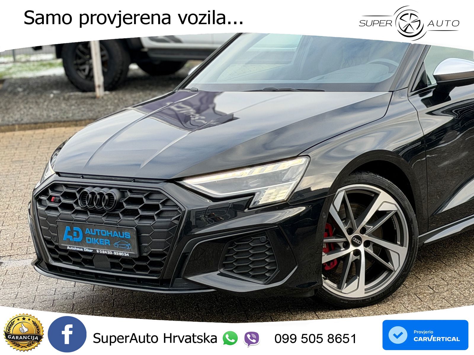 Audi S3 Limuzina 2.0 TFSI (310 KS) quattro S tronic MATRIX+GR SJED+KAM