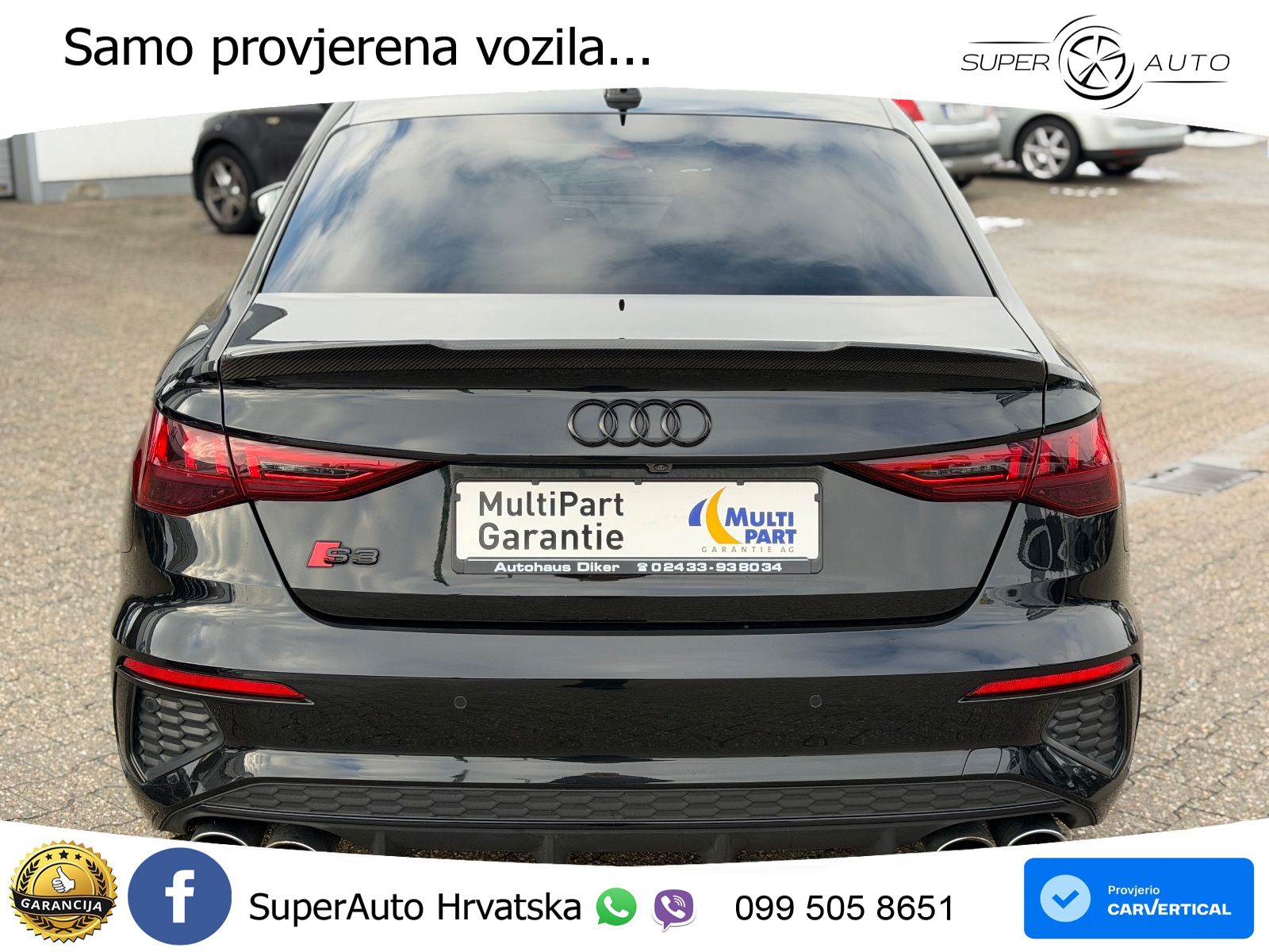 Audi S3 Limuzina 2.0 TFSI (310 KS) quattro S tronic MATRIX+GR SJED+KAM