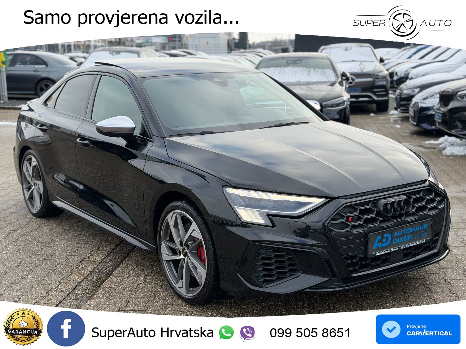 Audi S3 Limuzina 2.0 TFSI (310 KS) quattro S tronic MATRIX+GR SJED+KAM
