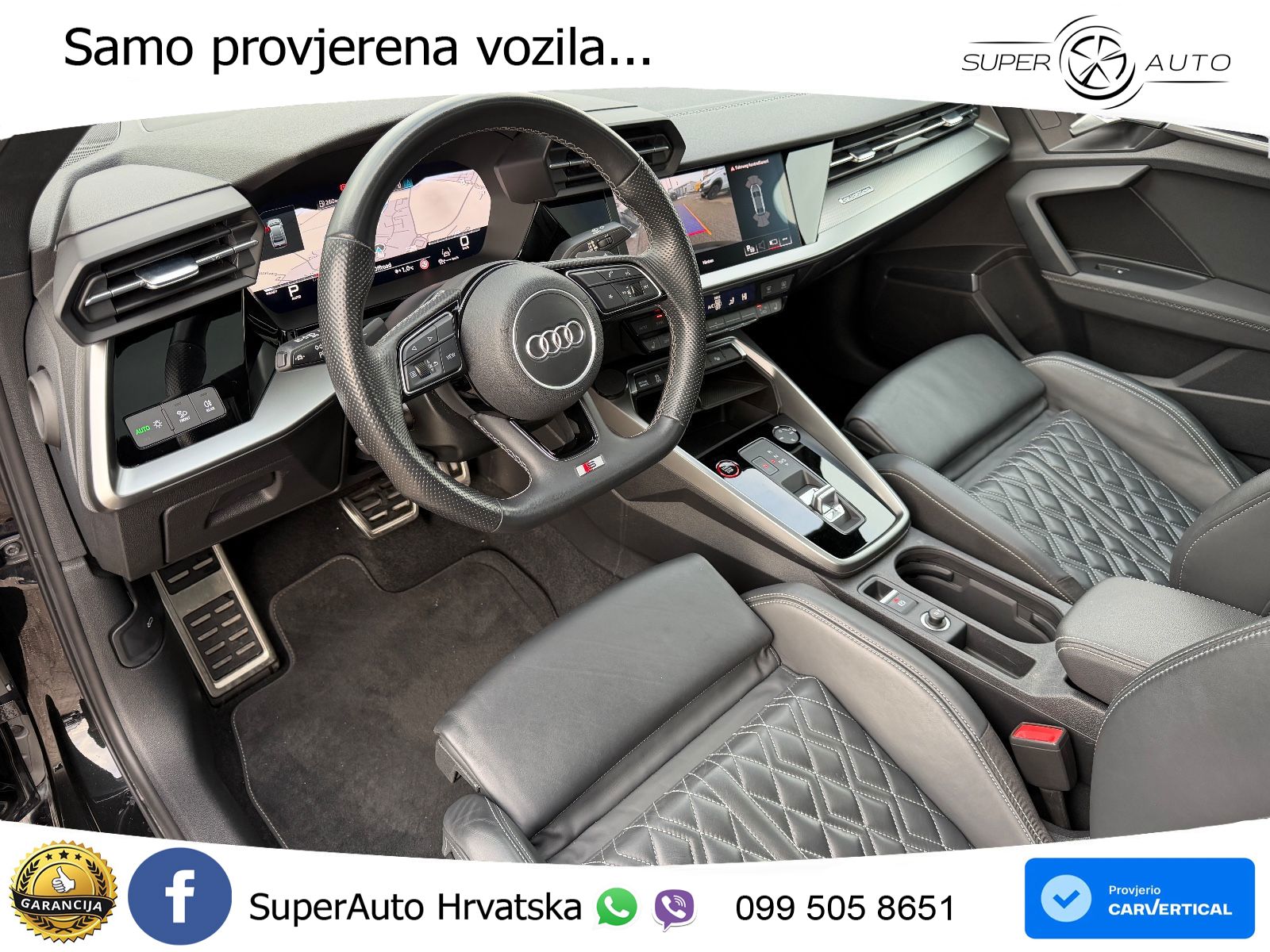 Audi S3 Limuzina 2.0 TFSI (310 KS) quattro S tronic MATRIX+GR SJED+KAM