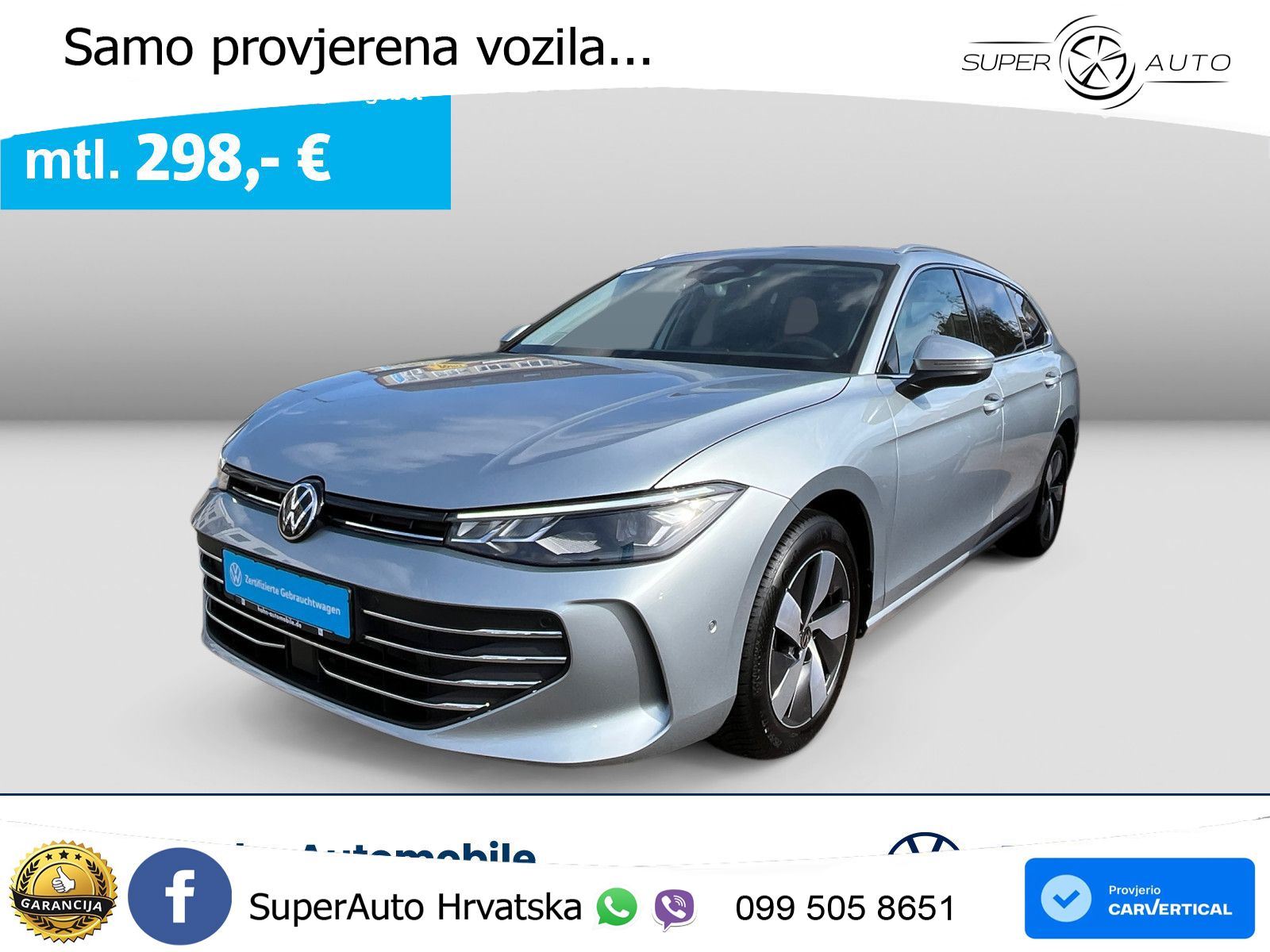 Volkswagen Passat Variant 1.5 eTSI (150 KS) DSG Business LED+GR SJED+ACC