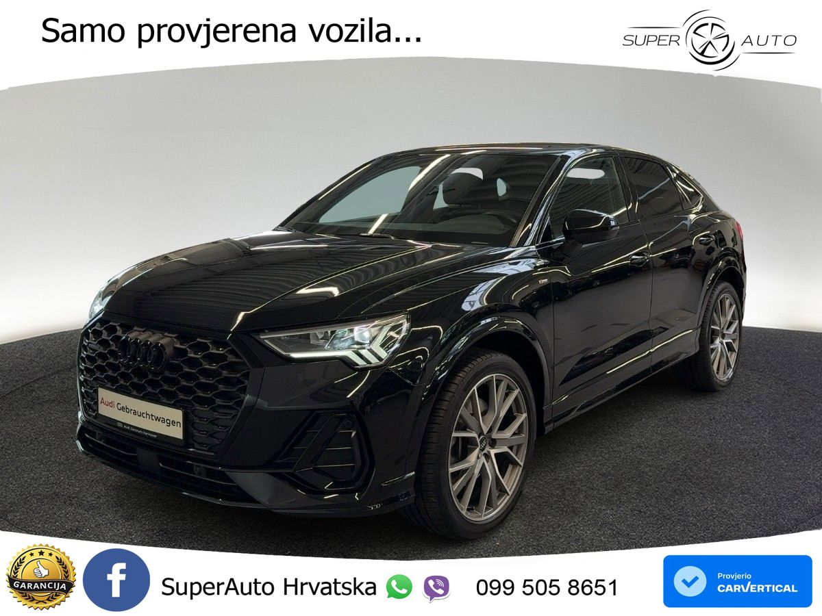 Audi Q3 II Sportback 40 TFSI (190 KS) quattro S tronic S line LED+GR SJED+ACC