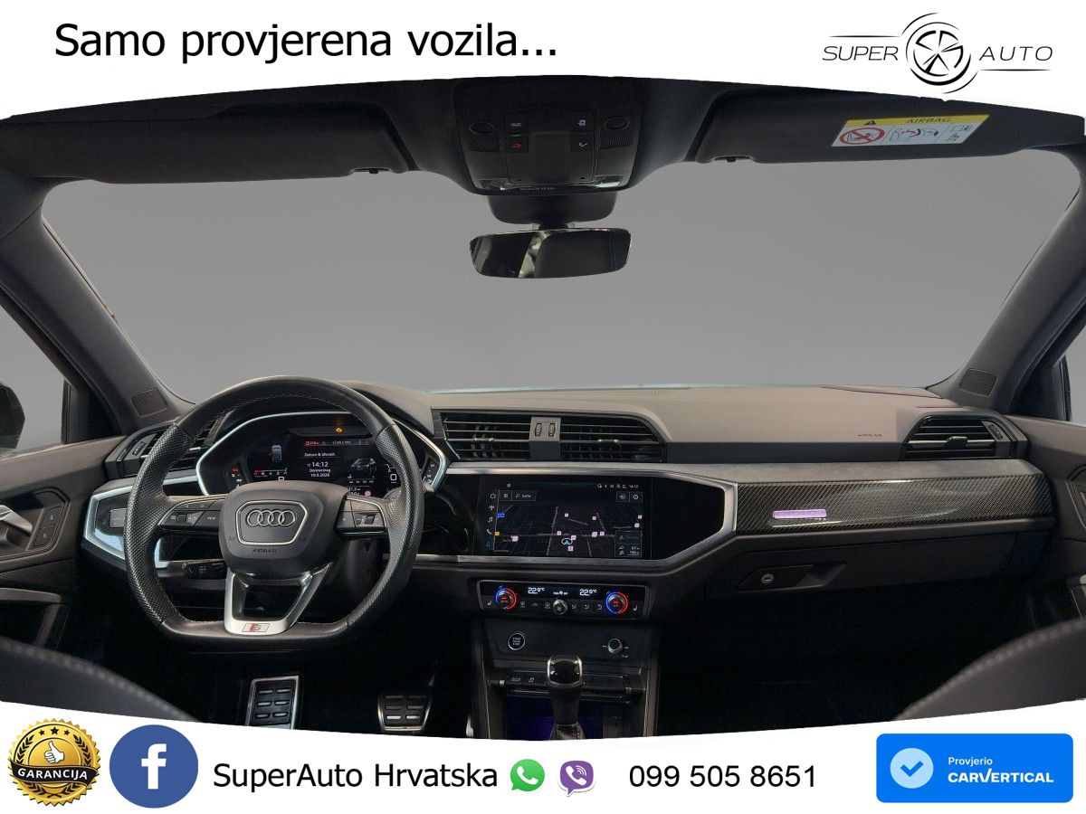 Audi Q3 II Sportback 40 TFSI (190 KS) quattro S tronic S line LED+GR SJED+ACC
