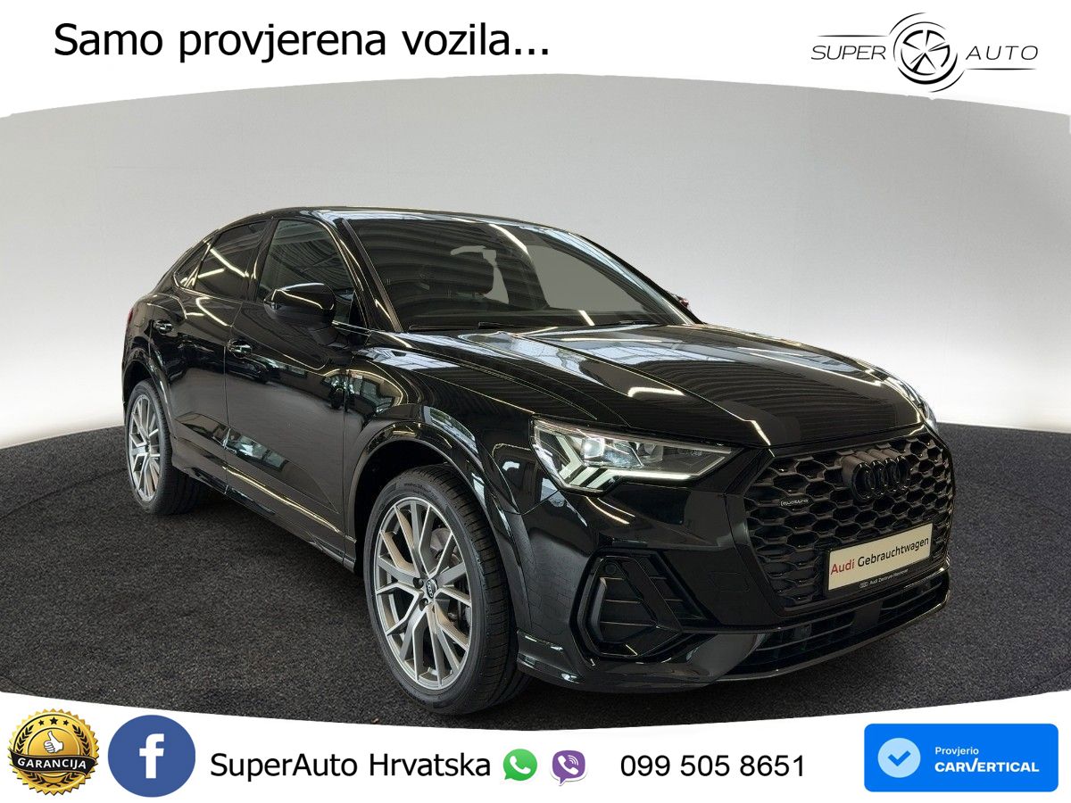 Audi Q3 II Sportback 40 TFSI (190 KS) quattro S tronic S line LED+GR SJED+ACC