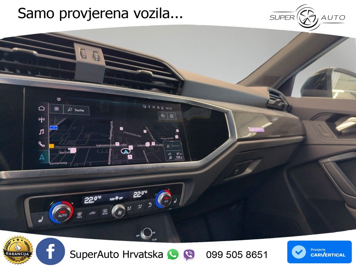 Audi Q3 II Sportback 40 TFSI (190 KS) quattro S tronic S line LED+GR SJED+ACC