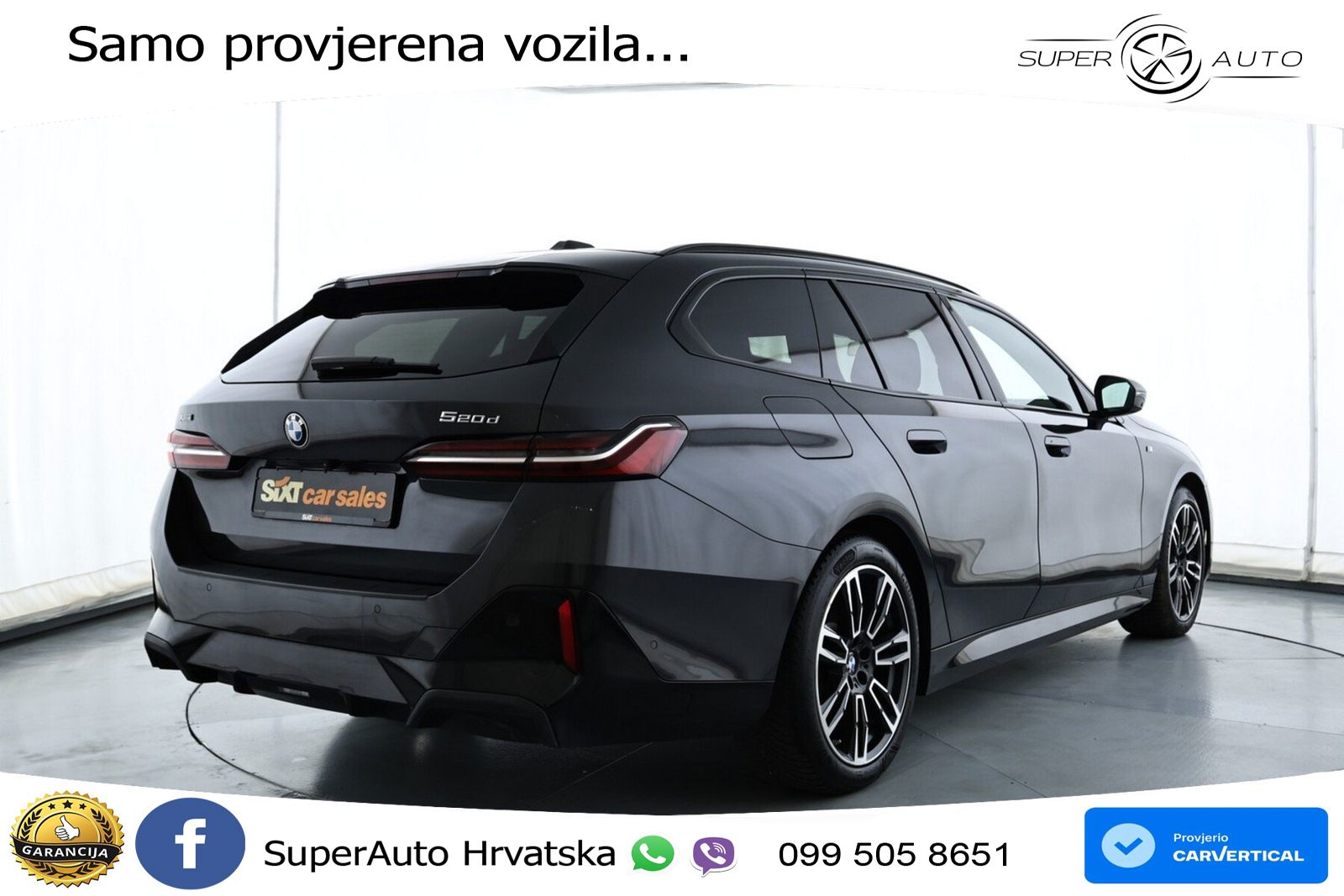 BMW 520d Touring (197 KS) xDrive Steptronic M Sport LED+GR SJED+ACC