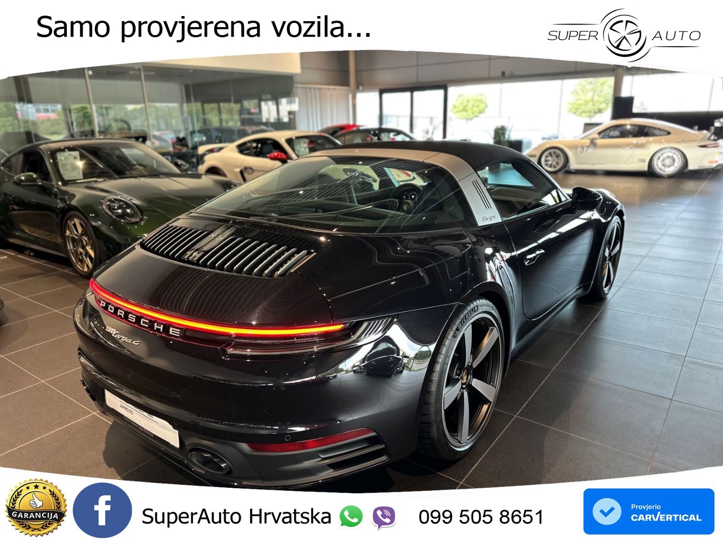 Porsche 911 Targa 4 3.0 (385 KS) PDK LED+GR SJED+ACC