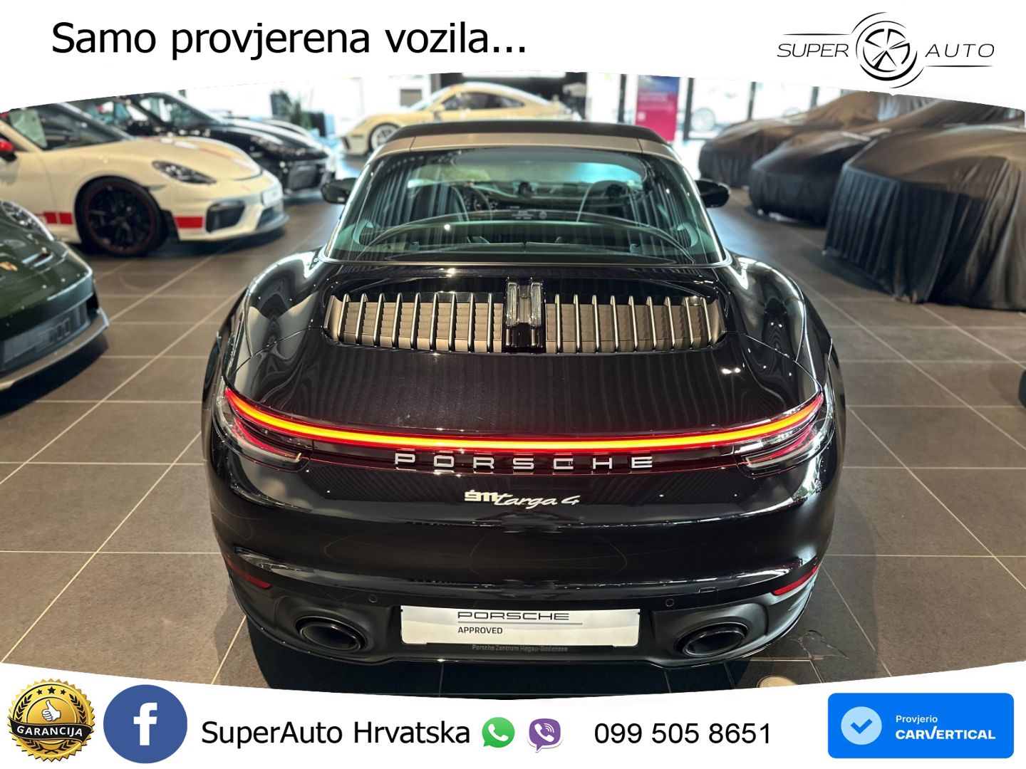 Porsche 911 Targa 4 3.0 (385 KS) PDK LED+GR SJED+ACC