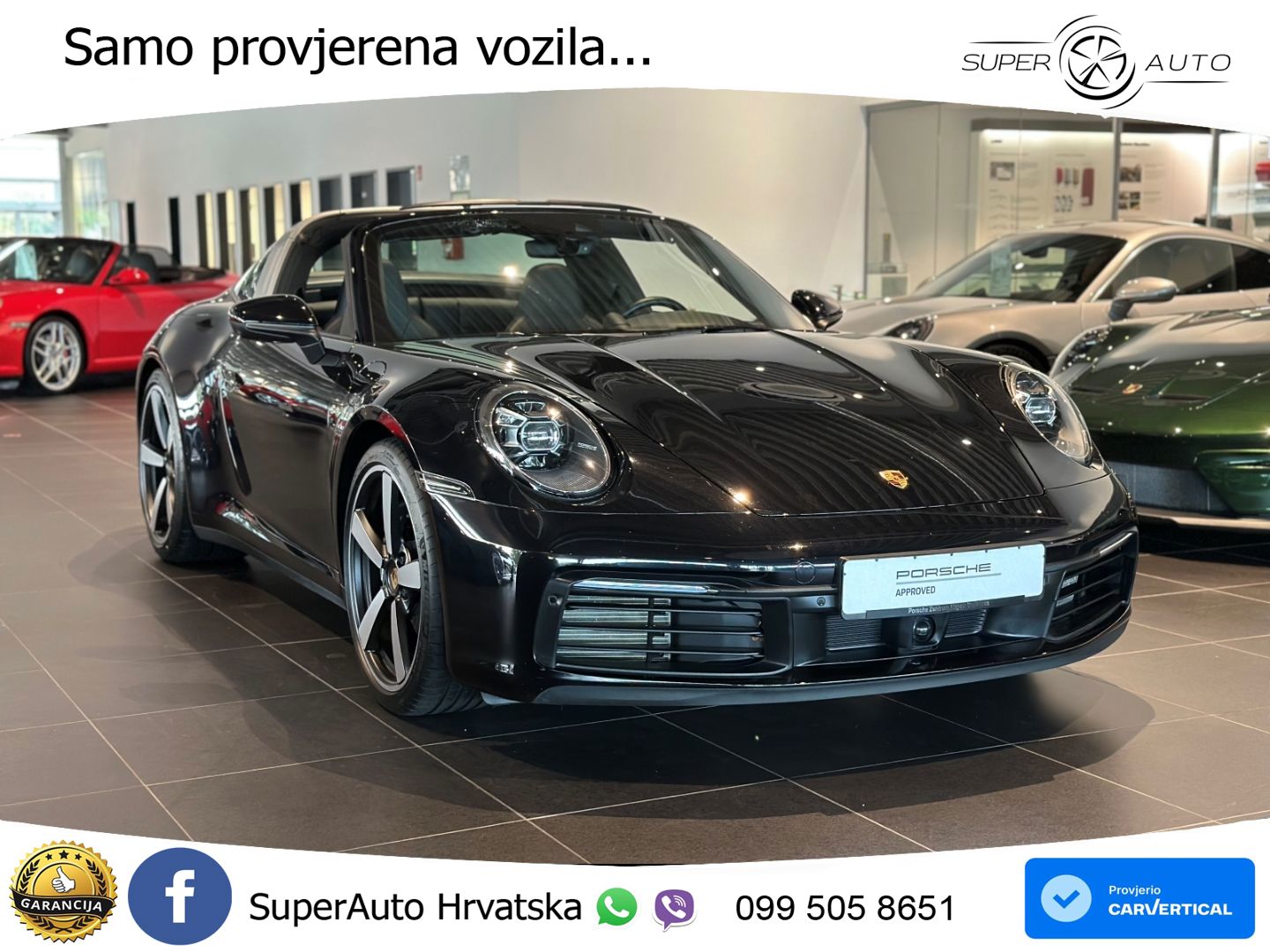 Porsche 911 Targa 4 3.0 (385 KS) PDK LED+GR SJED+ACC