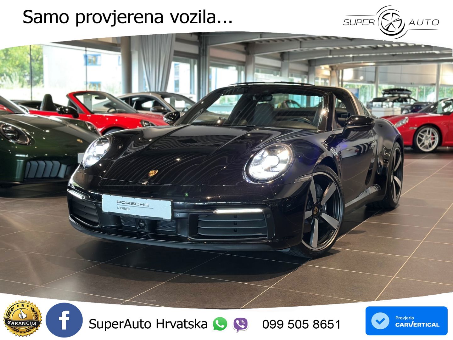 Porsche 911 Targa 4 3.0 (385 KS) PDK LED+GR SJED+ACC