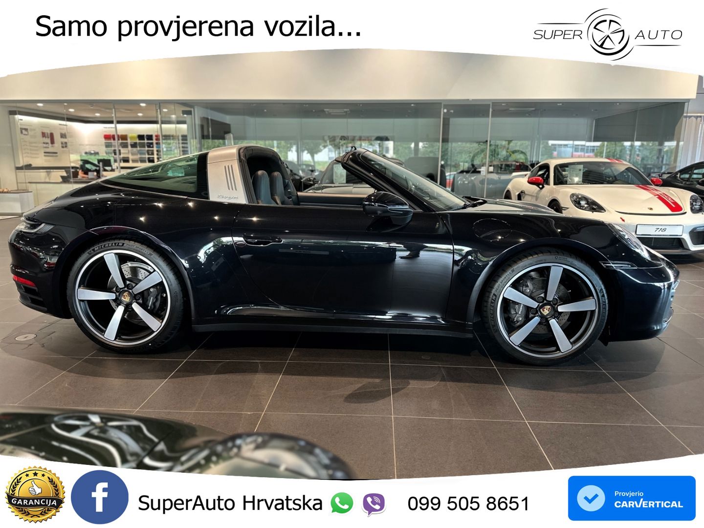 Porsche 911 Targa 4 3.0 (385 KS) PDK LED+GR SJED+ACC