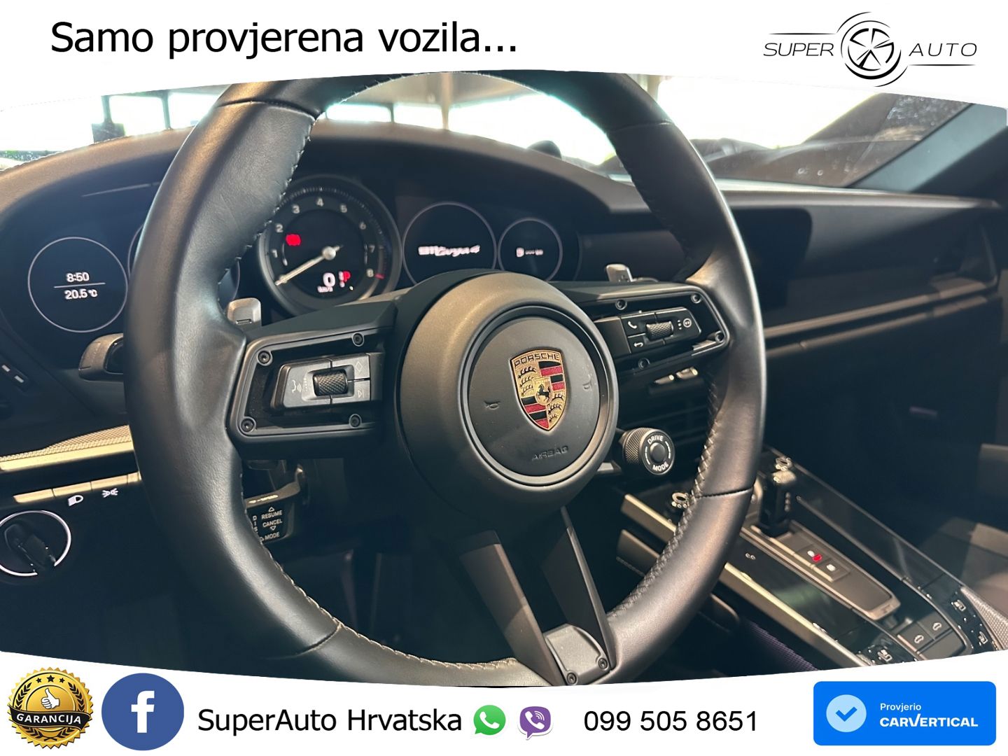 Porsche 911 Targa 4 3.0 (385 KS) PDK LED+GR SJED+ACC