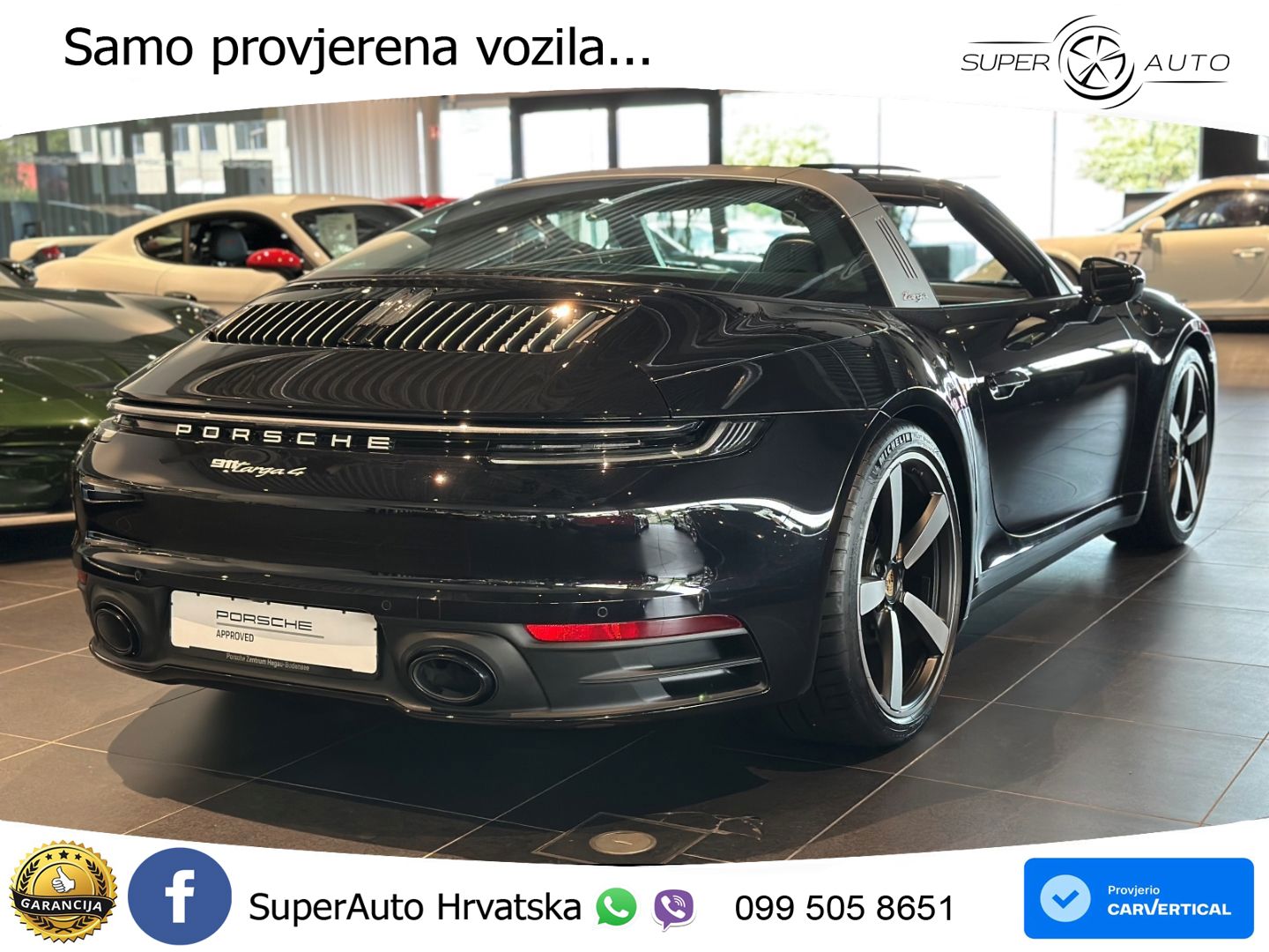 Porsche 911 Targa 4 3.0 (385 KS) PDK LED+GR SJED+ACC