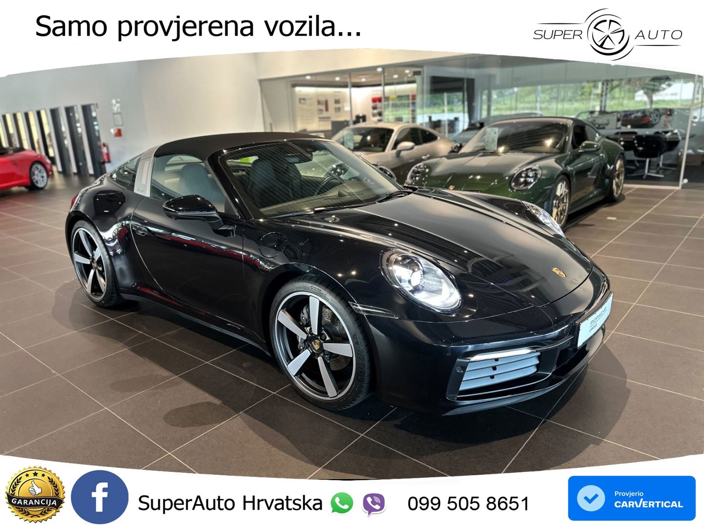 Porsche 911 Targa 4 3.0 (385 KS) PDK LED+GR SJED+ACC