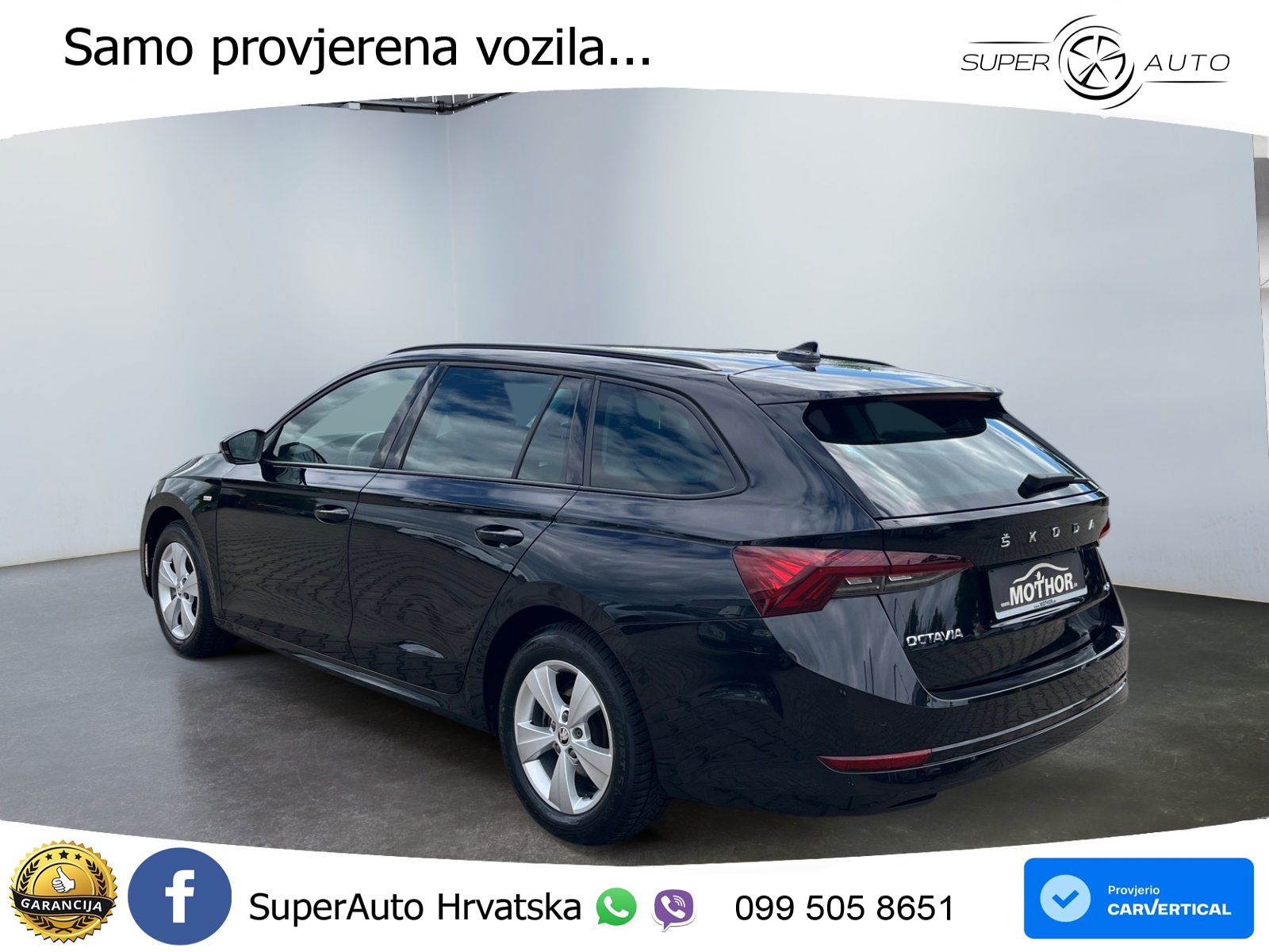 Škoda Octavia Combi 2.0 TDI (150 KS) 4x4 DSG LED+GR SJED+ACC