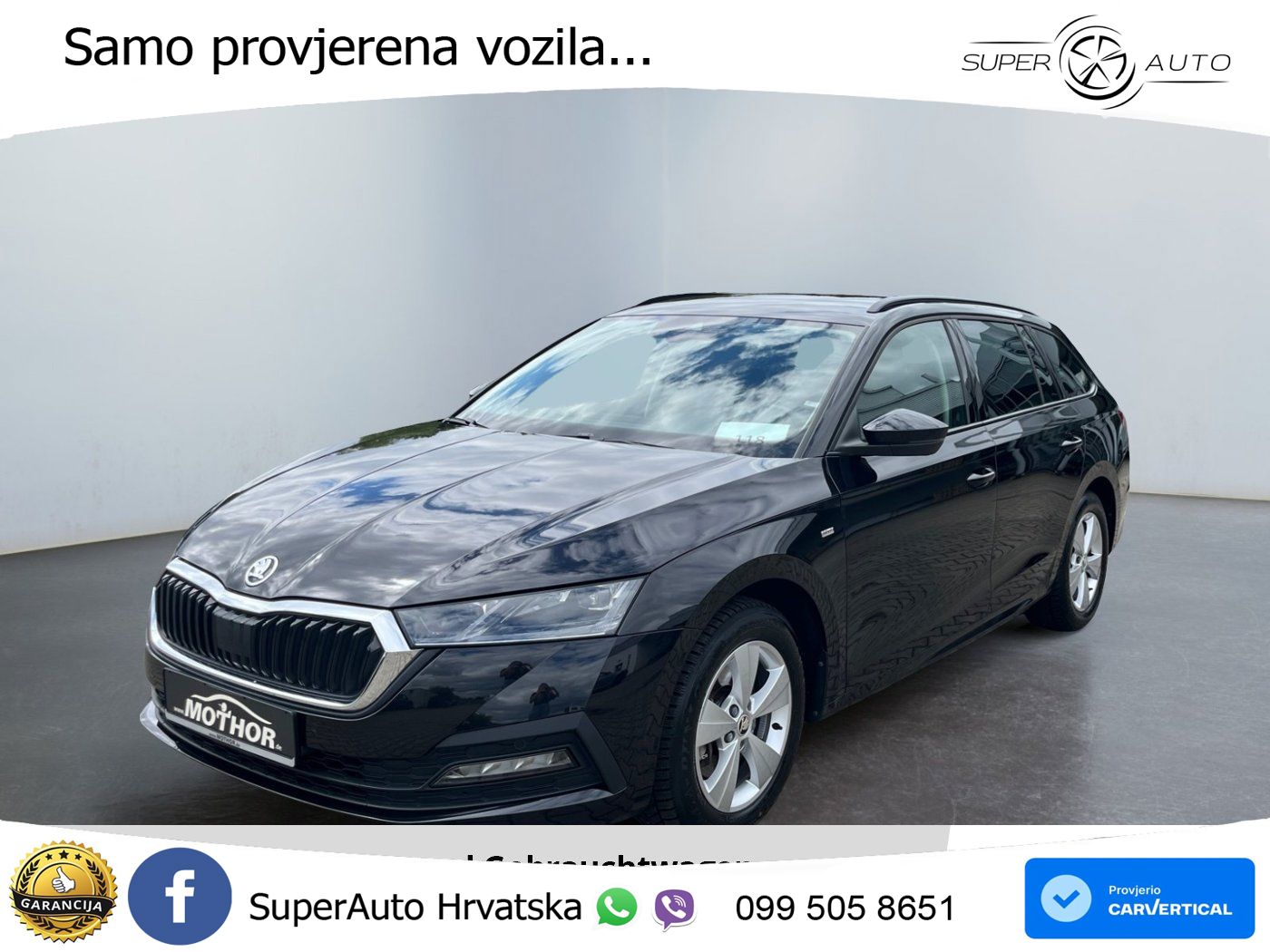 Škoda Octavia Combi 2.0 TDI (150 KS) 4x4 DSG LED+GR SJED+ACC