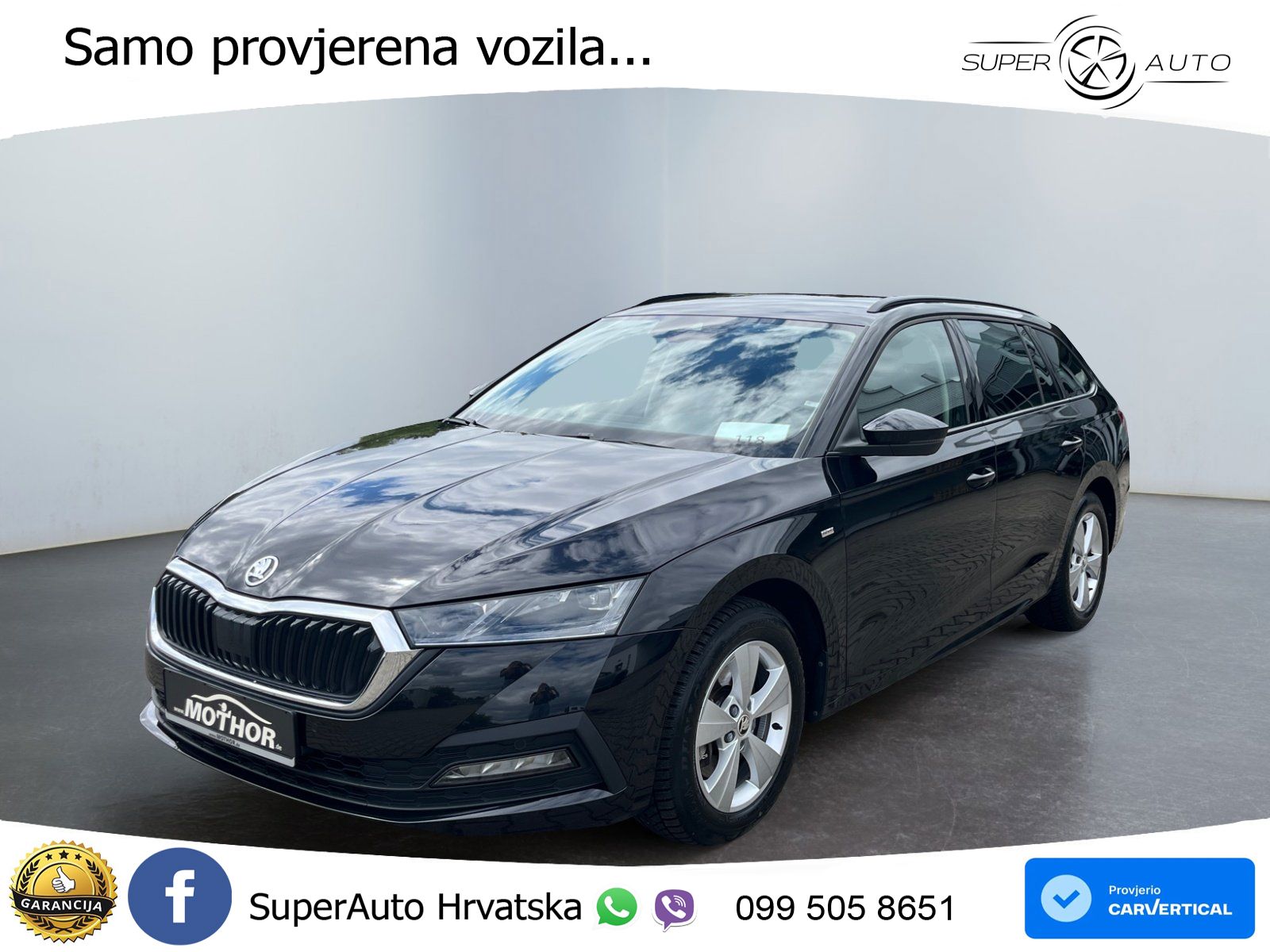 Škoda Octavia Combi 2.0 TDI (150 KS) 4x4 DSG LED+GR SJED+ACC
