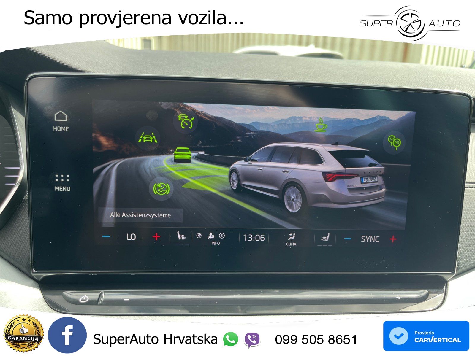 Škoda Octavia Combi 2.0 TDI (150 KS) 4x4 DSG LED+GR SJED+ACC
