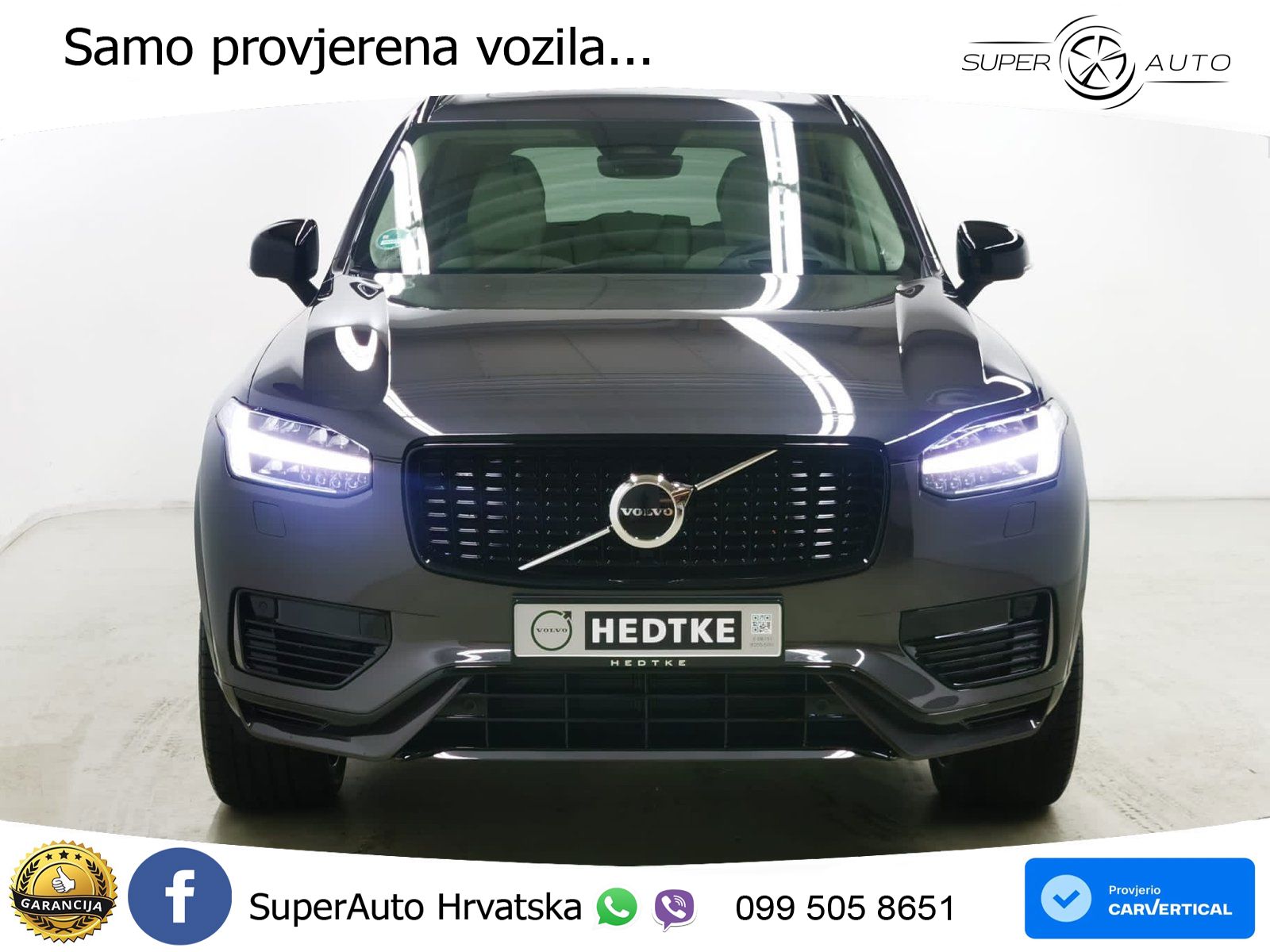 Volvo XC90 2.0 T8 AWD Automatic ACC+HEAD+4xGR SJED+360+PANO