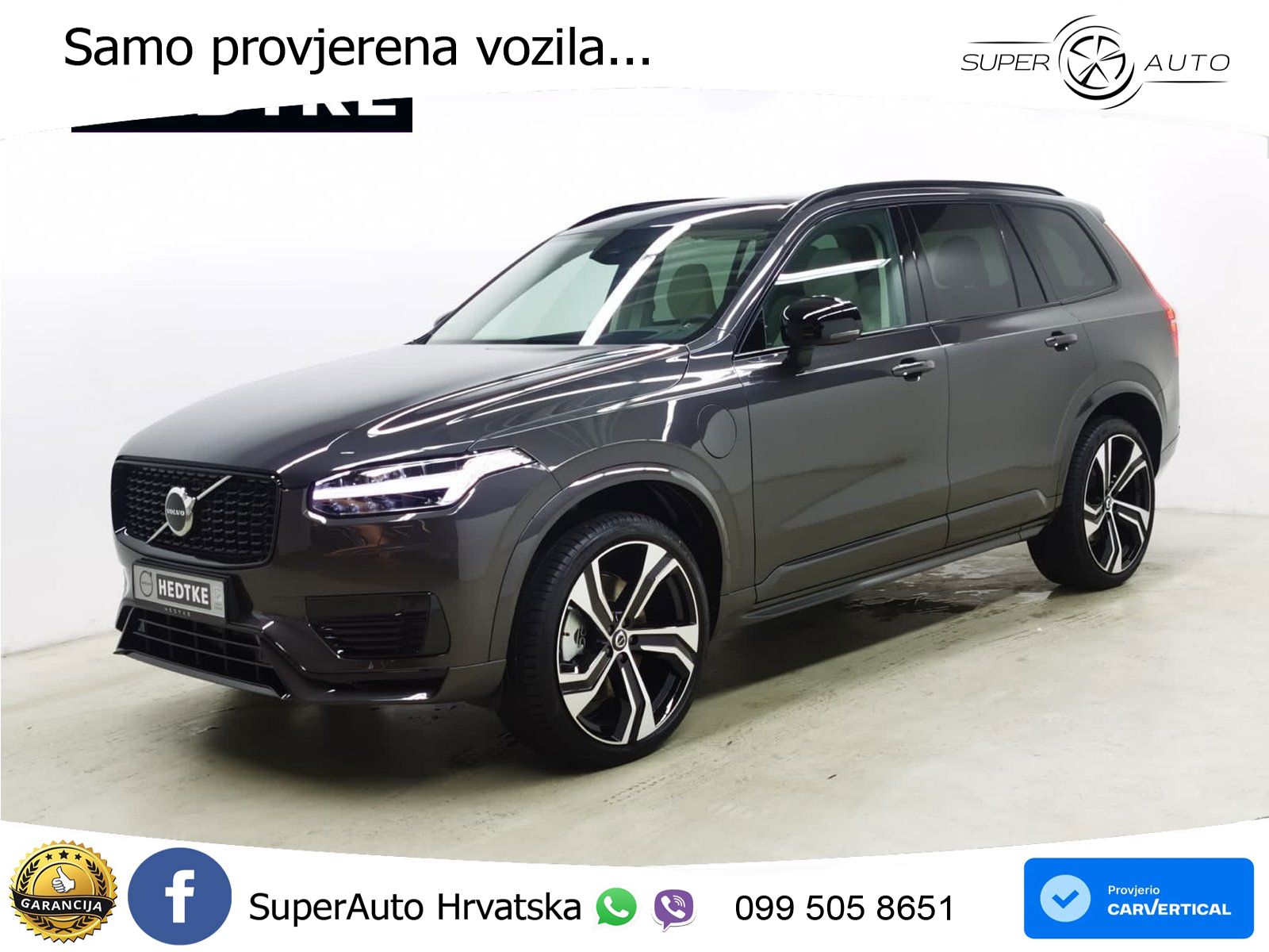 Volvo XC90 2.0 T8 AWD Automatic ACC+HEAD+4xGR SJED+360+PANO