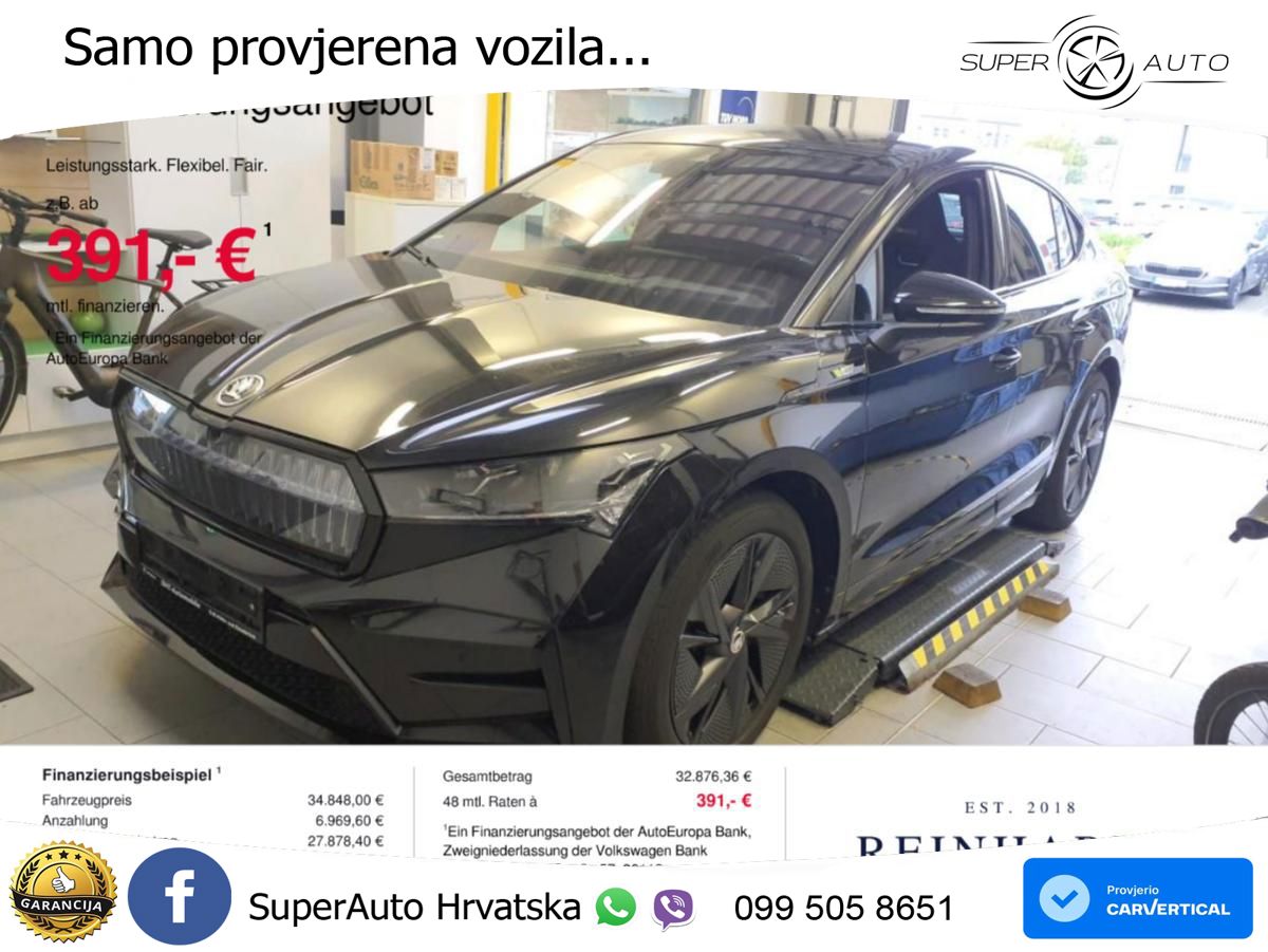 Škoda Enyaq Coupe iV RS 82 kWh (299 KS) AWD LED+GR SJED+ACC