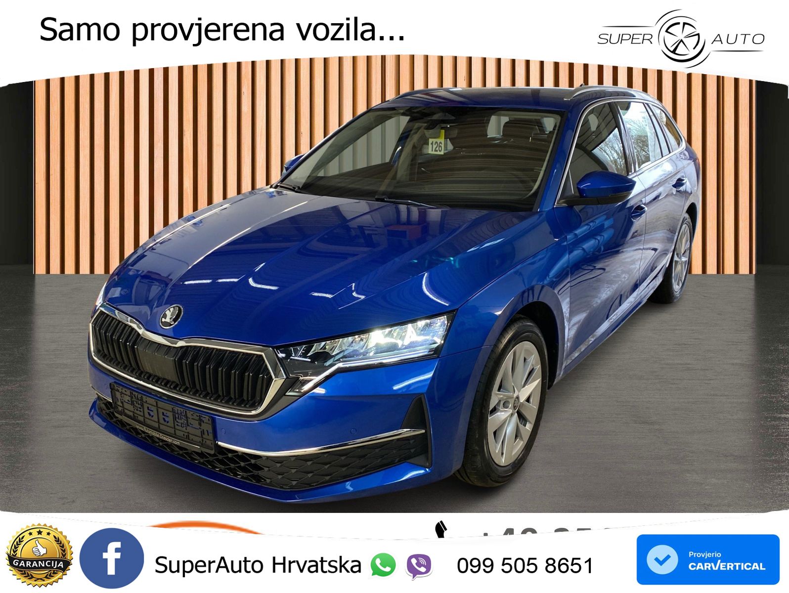 Škoda Octavia Combi 2.0 TDI (150 KS) DSG Selection LED+GR SJED+ACC
