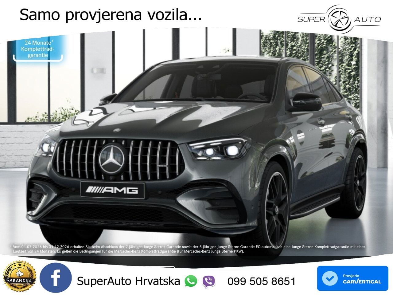 Mercedes AMG GLE 53 (435 KS) EQ Boost 4MATIC+ AMG SPEEDSHIFT TCT 9G LED+GR SJED+ACC
