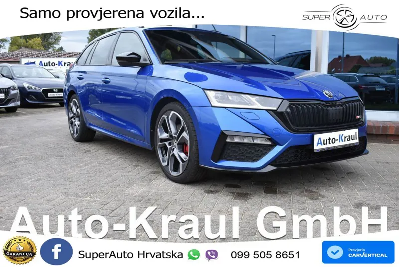 Škoda Octavia Combi RS 2.0 TDI (200 KS) DSG LED+GR SJED+ACC