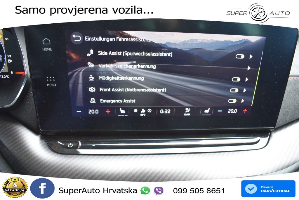 Škoda Octavia Combi RS 2.0 TDI (200 KS) DSG LED+GR SJED+ACC
