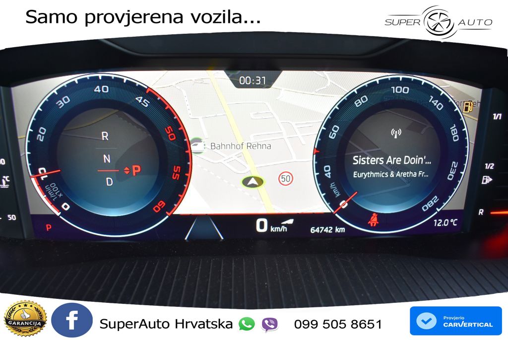 Škoda Octavia Combi RS 2.0 TDI (200 KS) DSG LED+GR SJED+ACC
