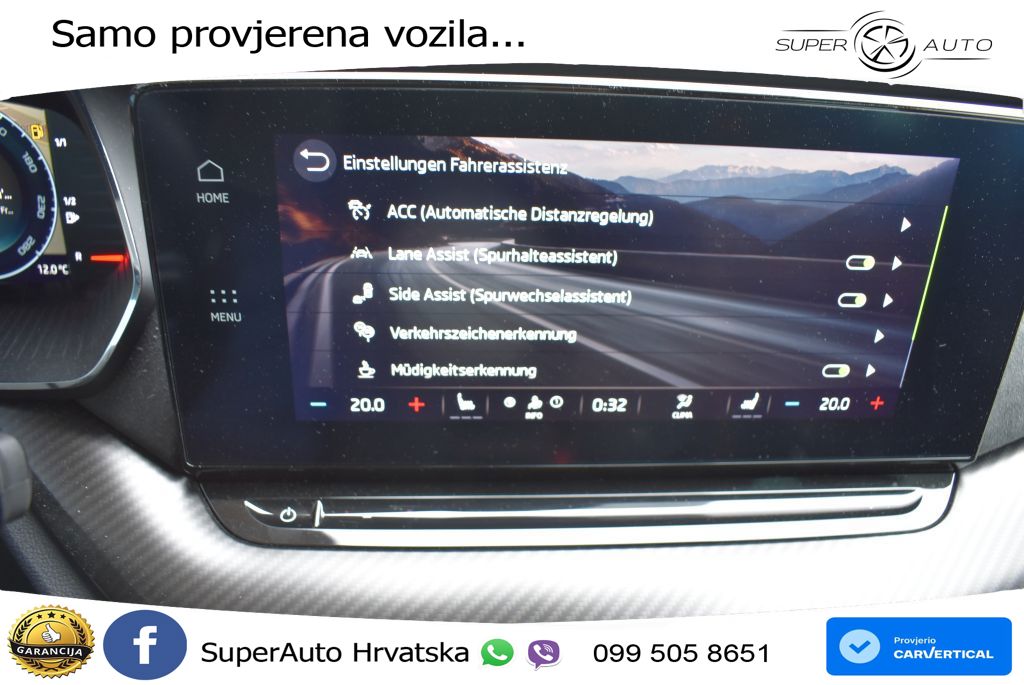 Škoda Octavia Combi RS 2.0 TDI (200 KS) DSG LED+GR SJED+ACC