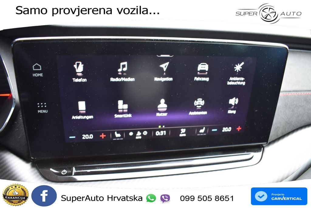 Škoda Octavia Combi RS 2.0 TDI (200 KS) DSG LED+GR SJED+ACC