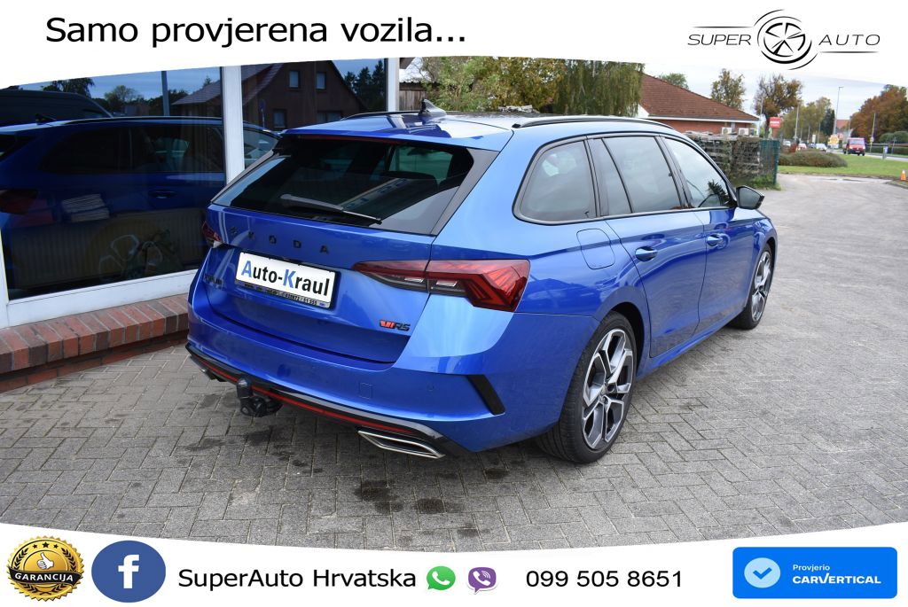 Škoda Octavia Combi RS 2.0 TDI (200 KS) DSG LED+GR SJED+ACC