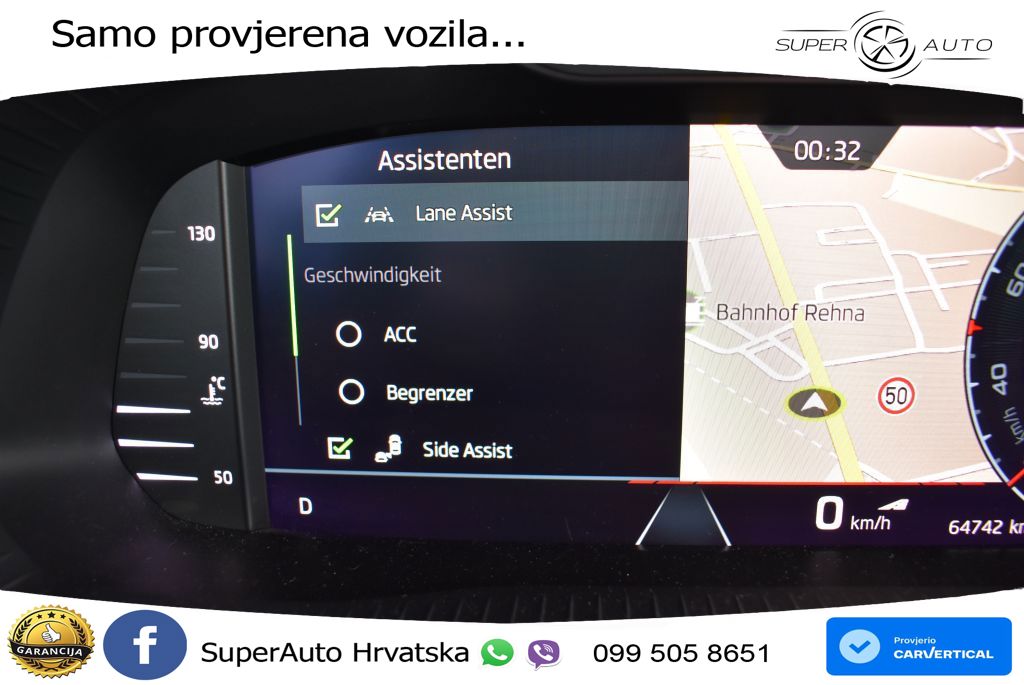 Škoda Octavia Combi RS 2.0 TDI (200 KS) DSG LED+GR SJED+ACC